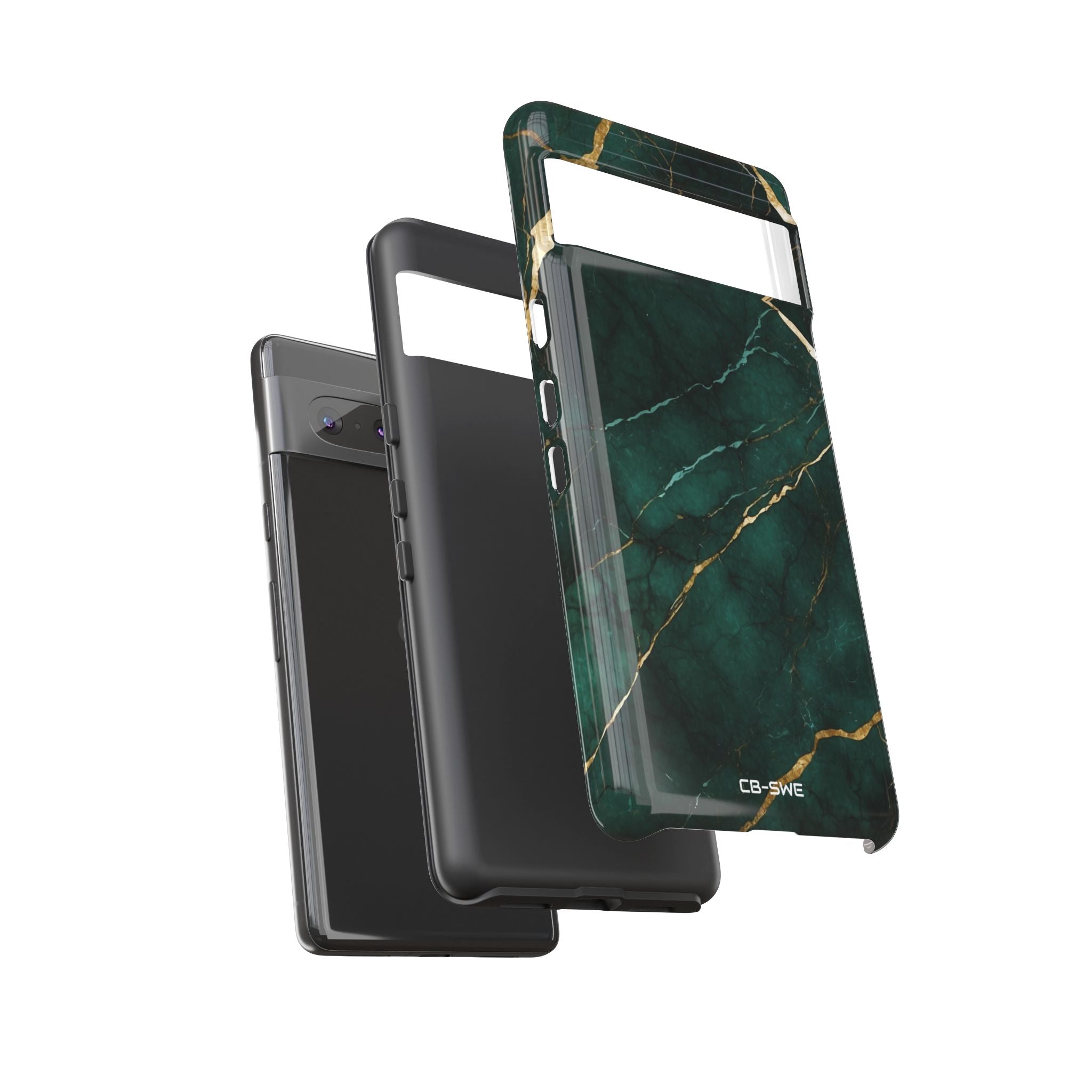 Emerald Veins Flow - Google Pixel Case