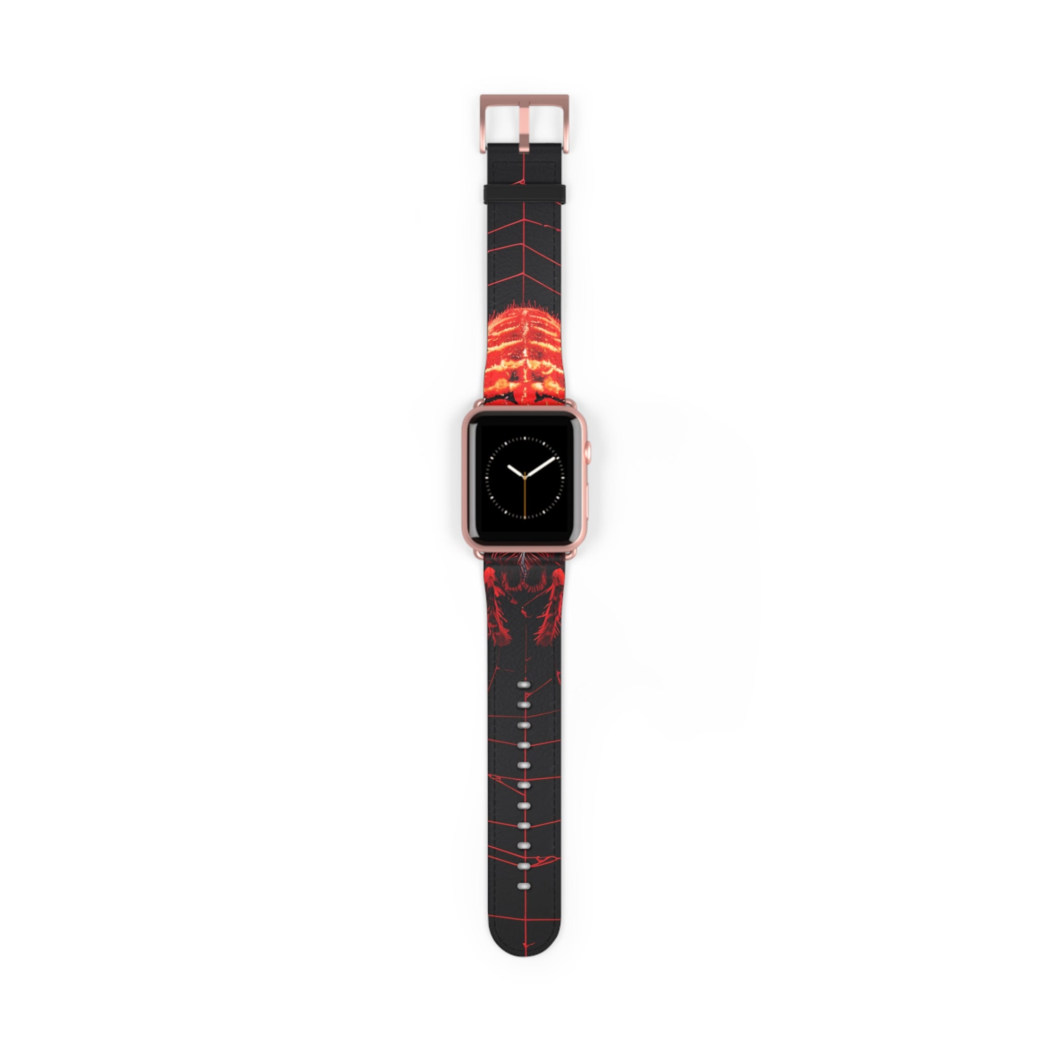 Crimson Spiderweb - Watch Band