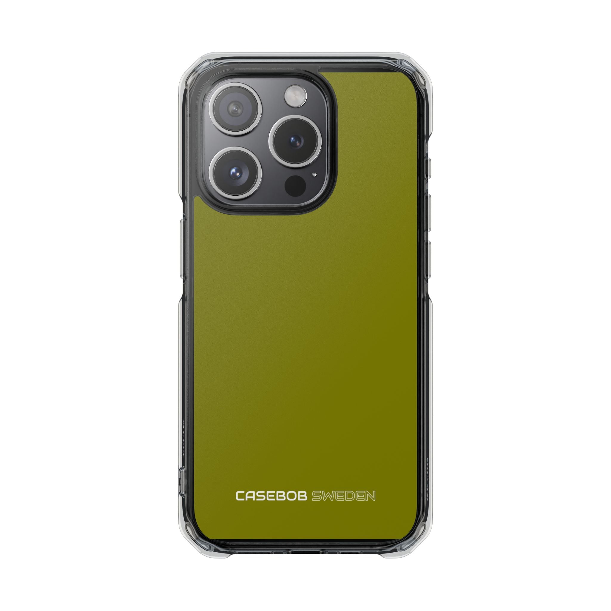 Olive Green iPhone 15 - Impact Clear+