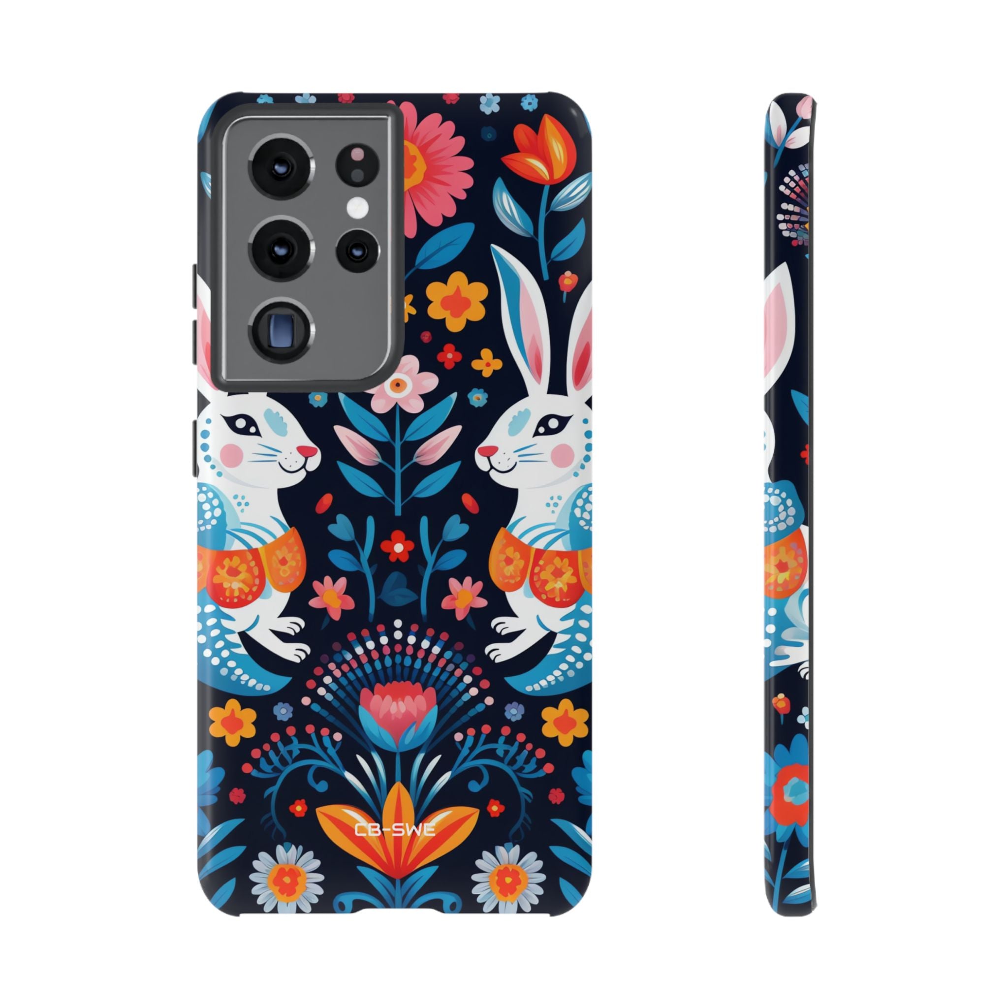 Bunnies Hop Flowers - Samsung Case