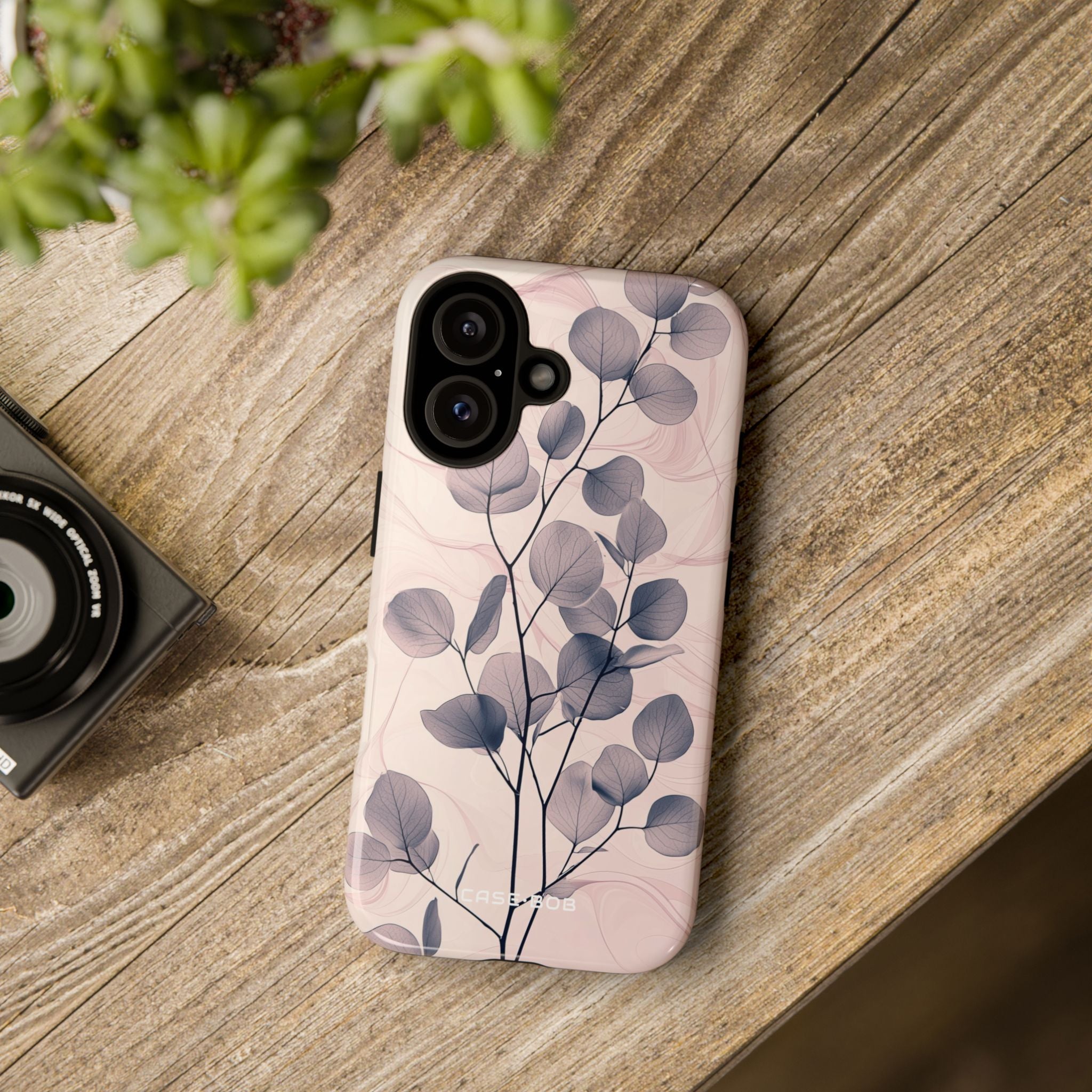 Veined Leaf Whisper iPhone 16 Pro Case - Tough
