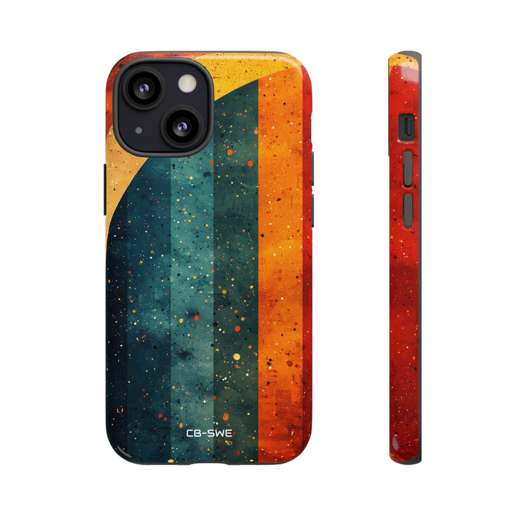 Vibrant Waves Dance - iPhone Case