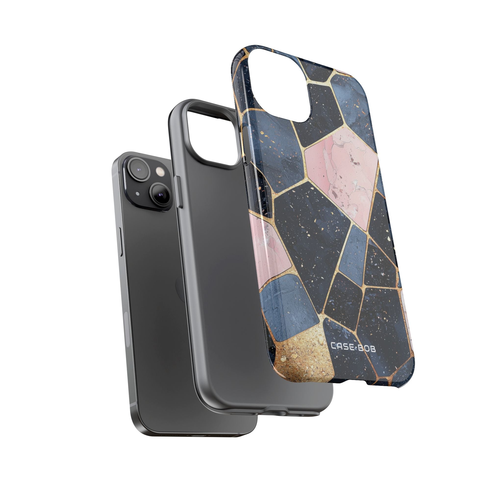 Golden Mosaic iPhone 14 Plus Case - Tough