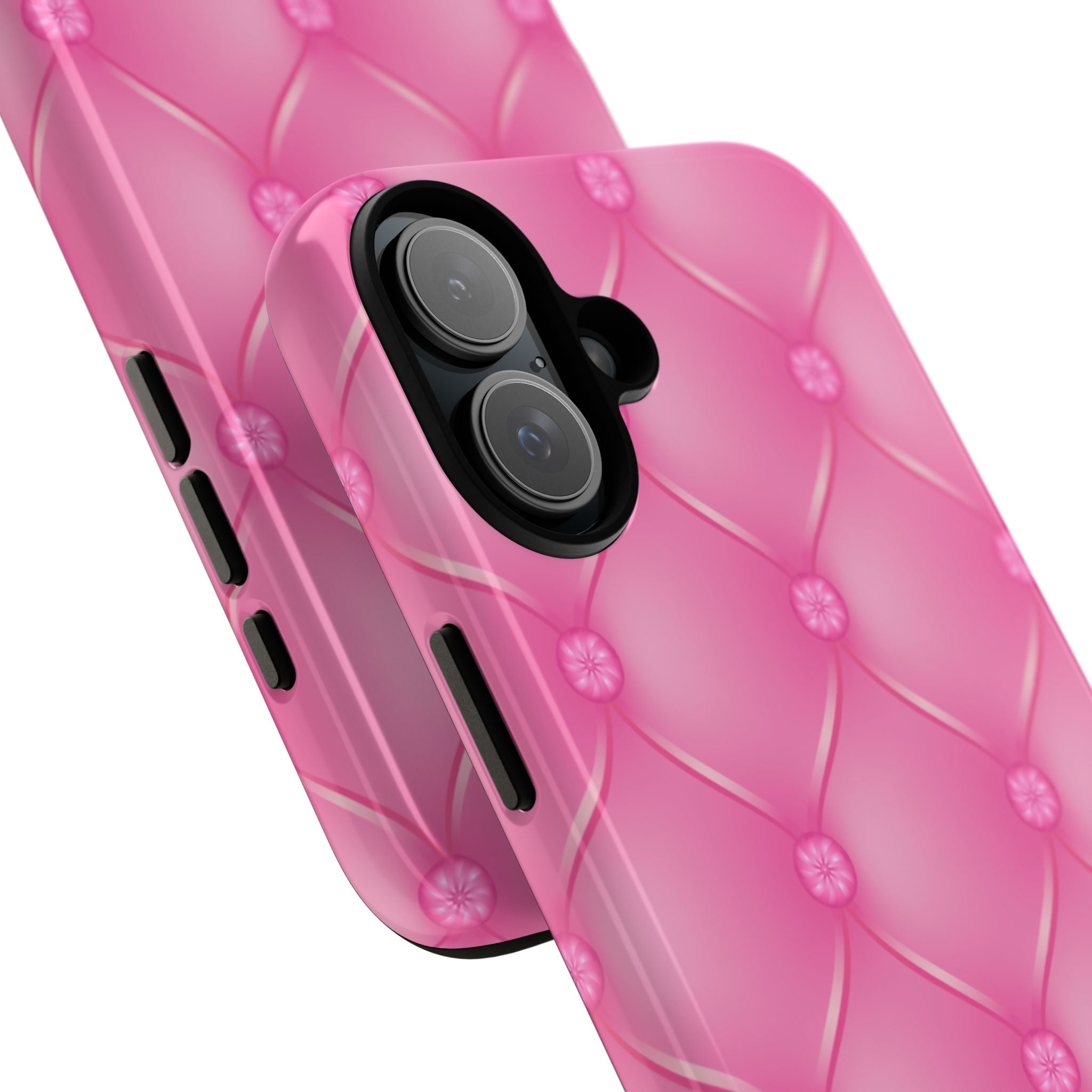 Quilted Pink Elegance - iPhone Case