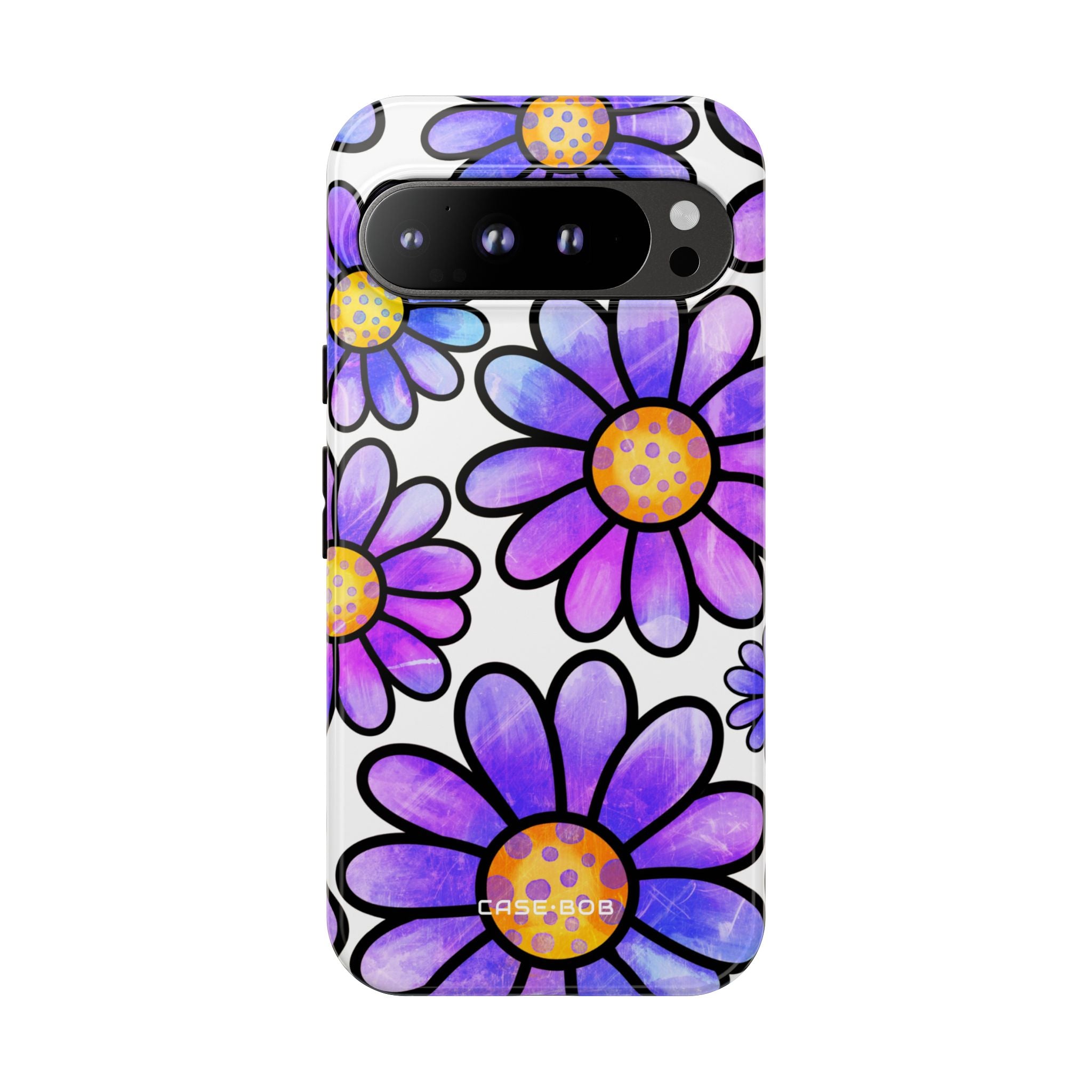 Polka Dot Blooms Google Pixel 9 Pro XL Case - Tough