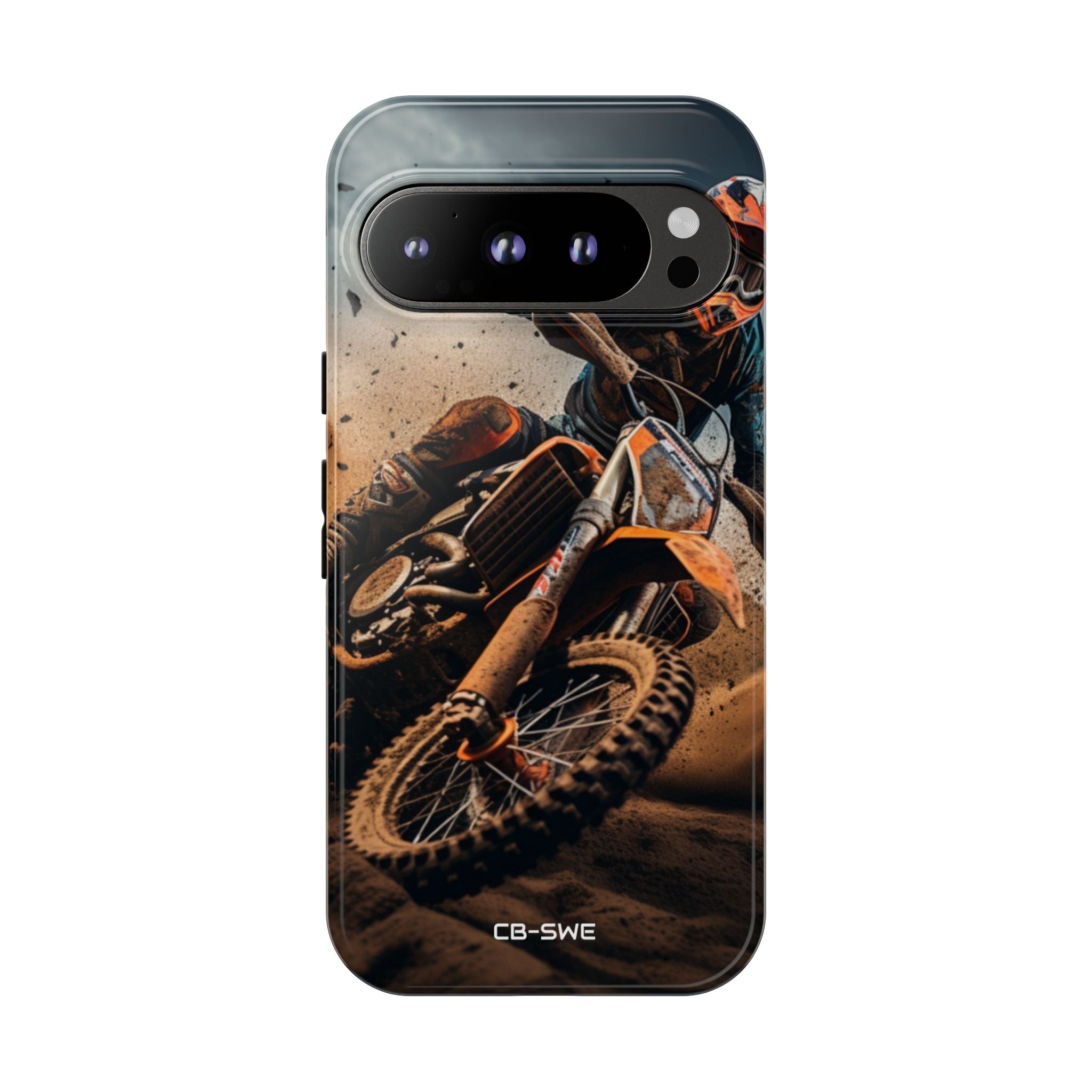 Rider Amidst Desert Fury - Google Pixel Case