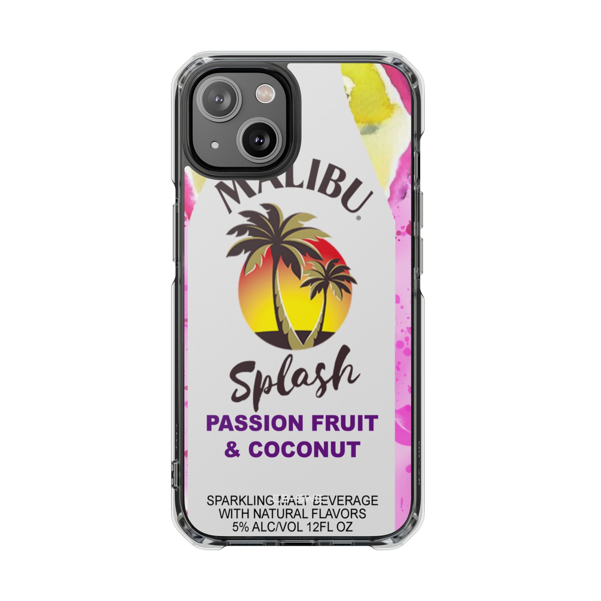 Tropical Sunset Splash iPhone Case - Impact