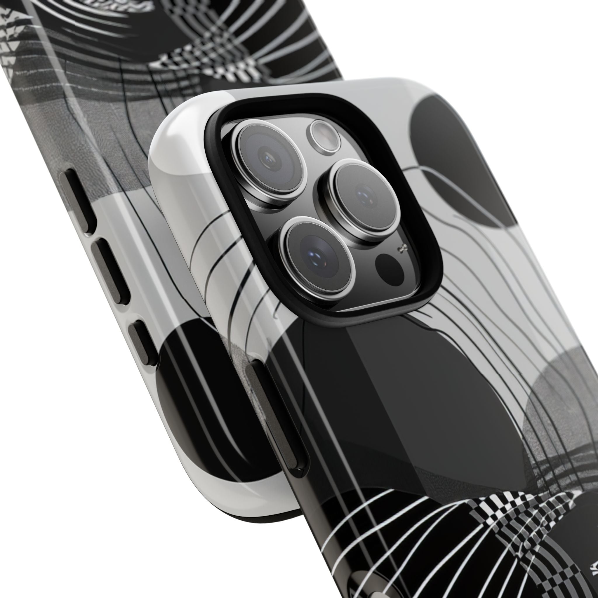 Monochrome Motion Flow iPhone 16 – Robust