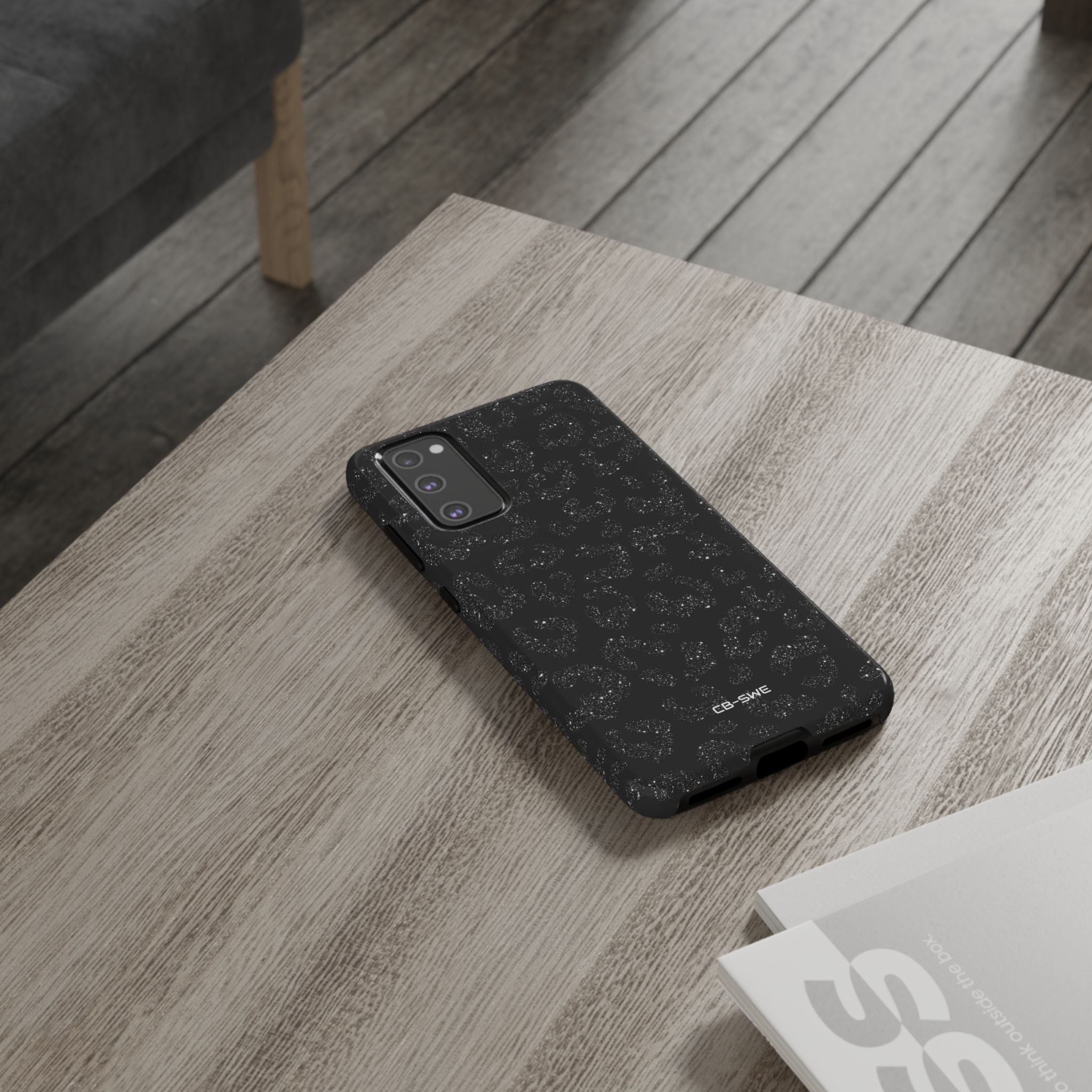 Glittery Leopard Elegance - Samsung Case