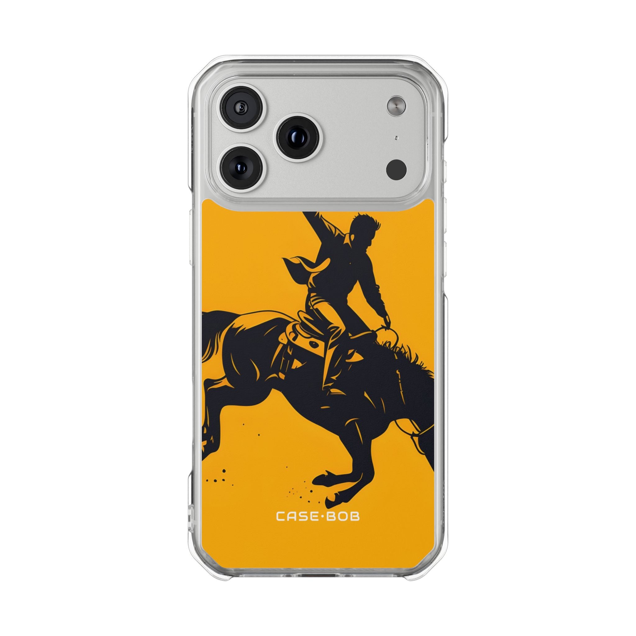 Bucking Rider Yellow iPhone 17 Pro Max Case - Impact