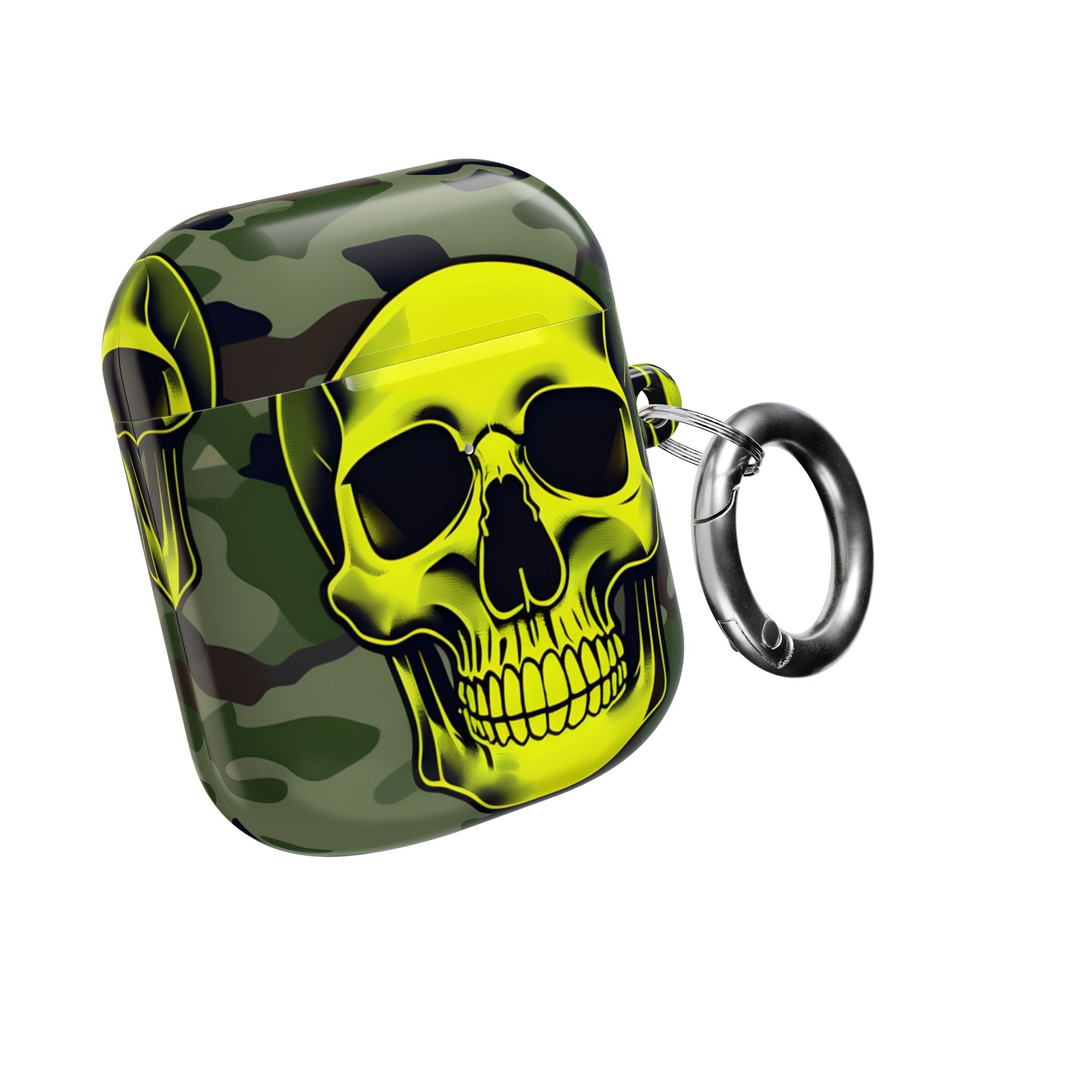 Neon Skull Camo - AirPods Case