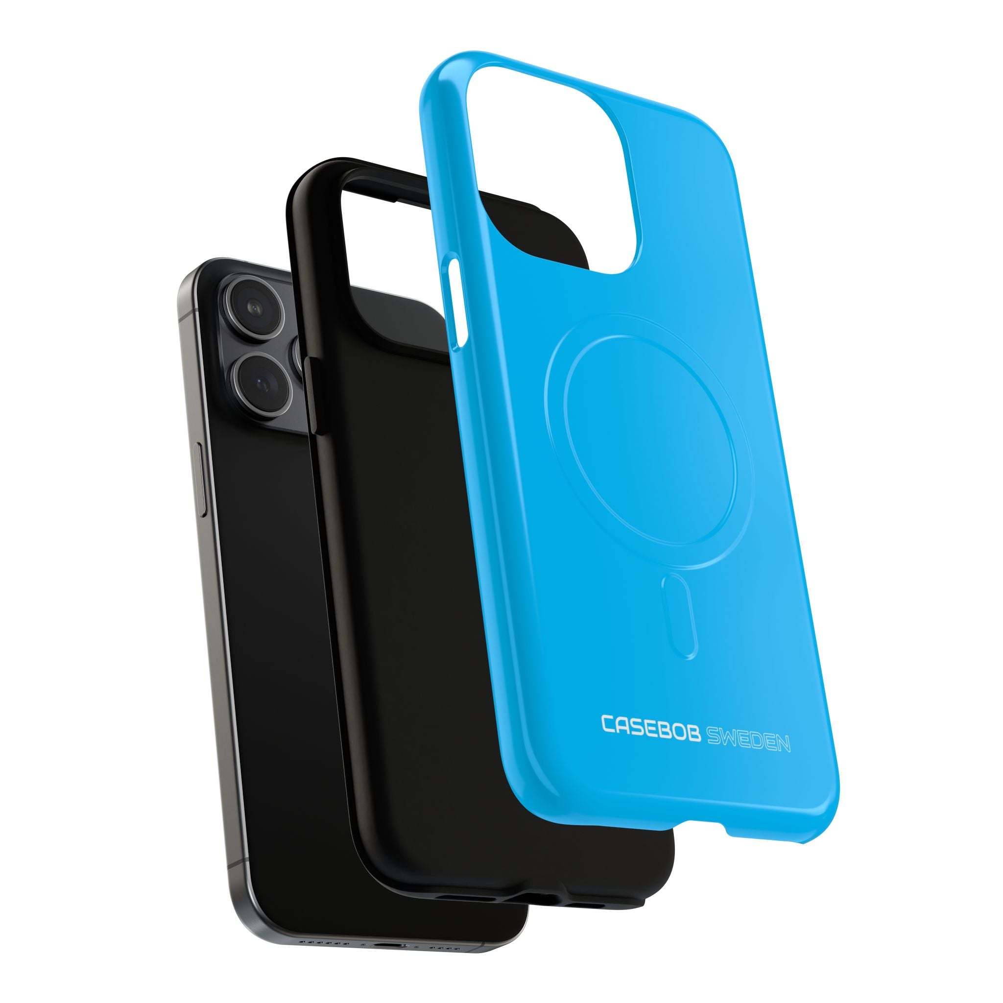 Deep Sky Blue iPhone 15 - Tough+