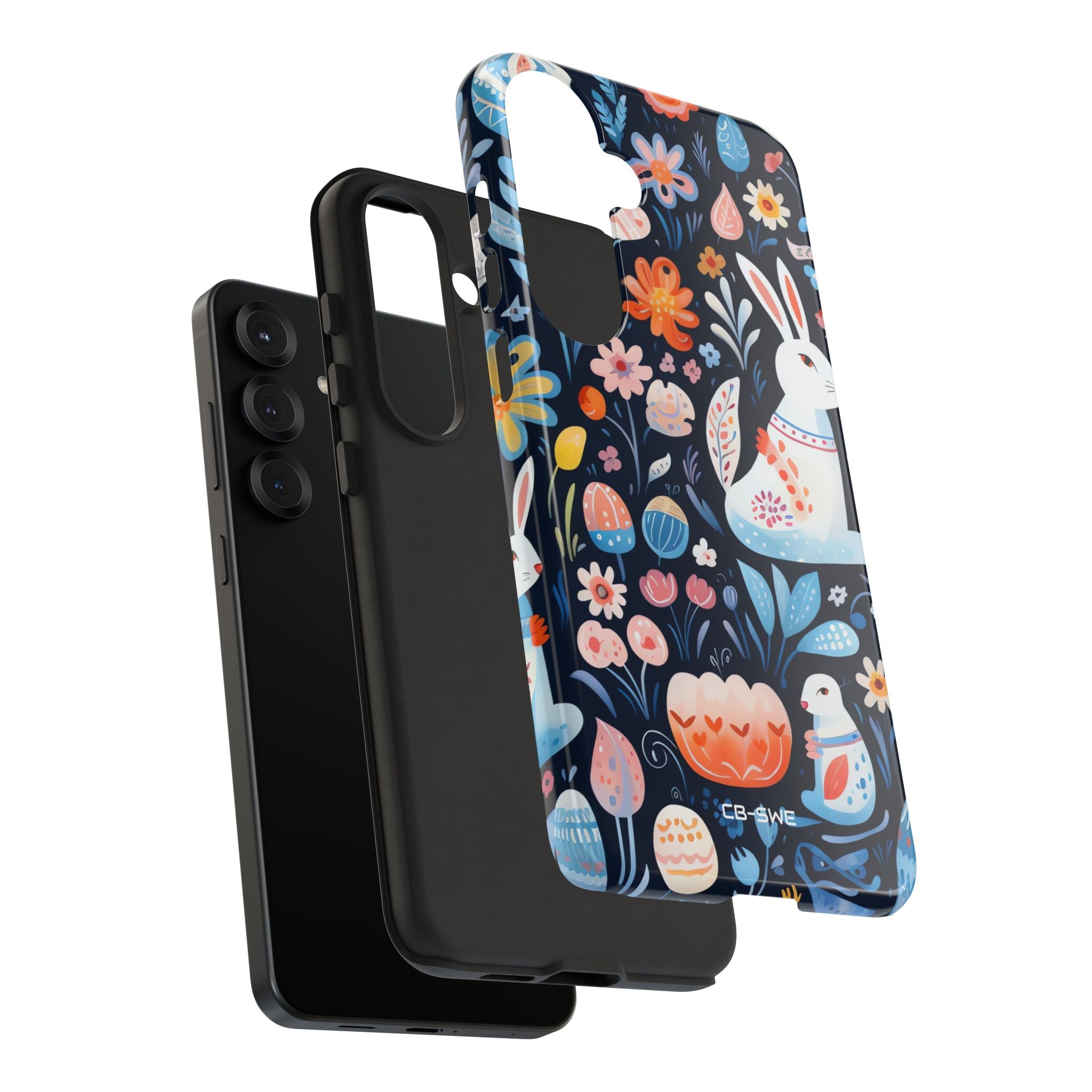 Bunnies Play Among Flowers - Samsung Case