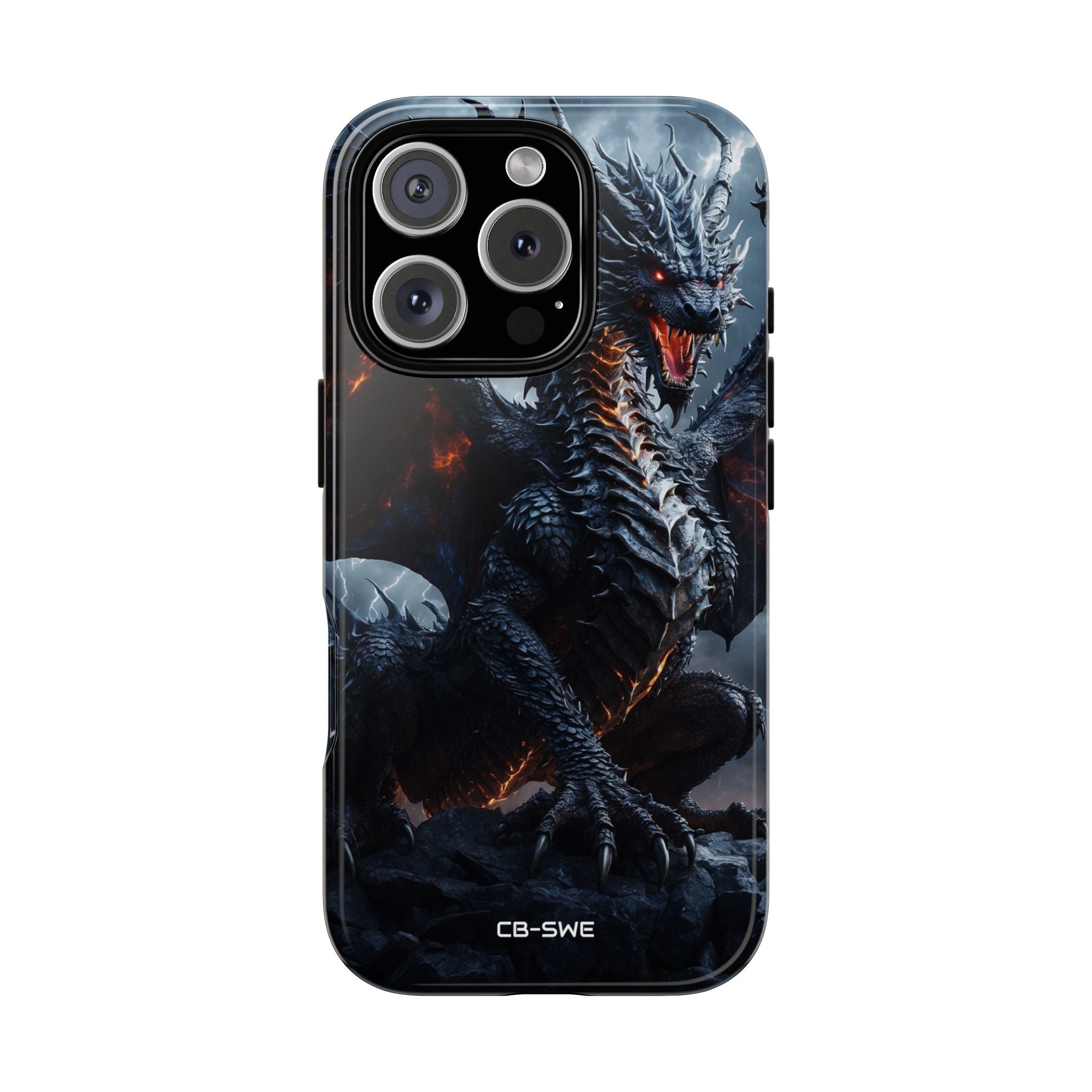 Fiery Wings Unleashed - iPhone Case
