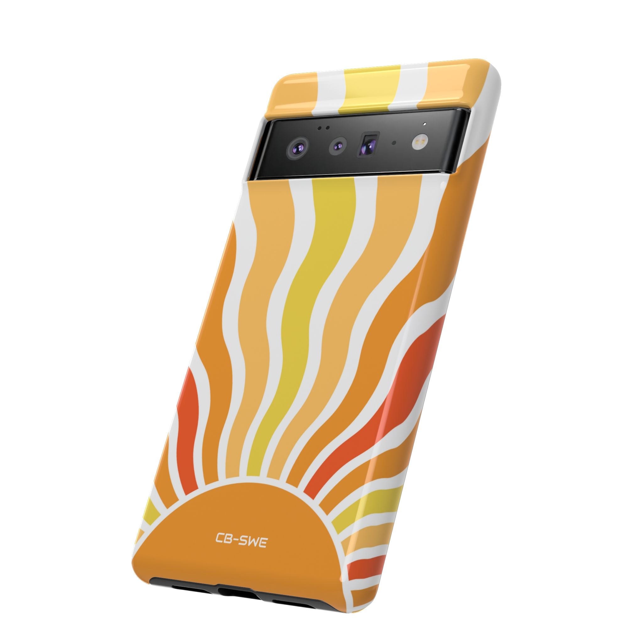 Retro Sunshine Waves - Google Pixel Case