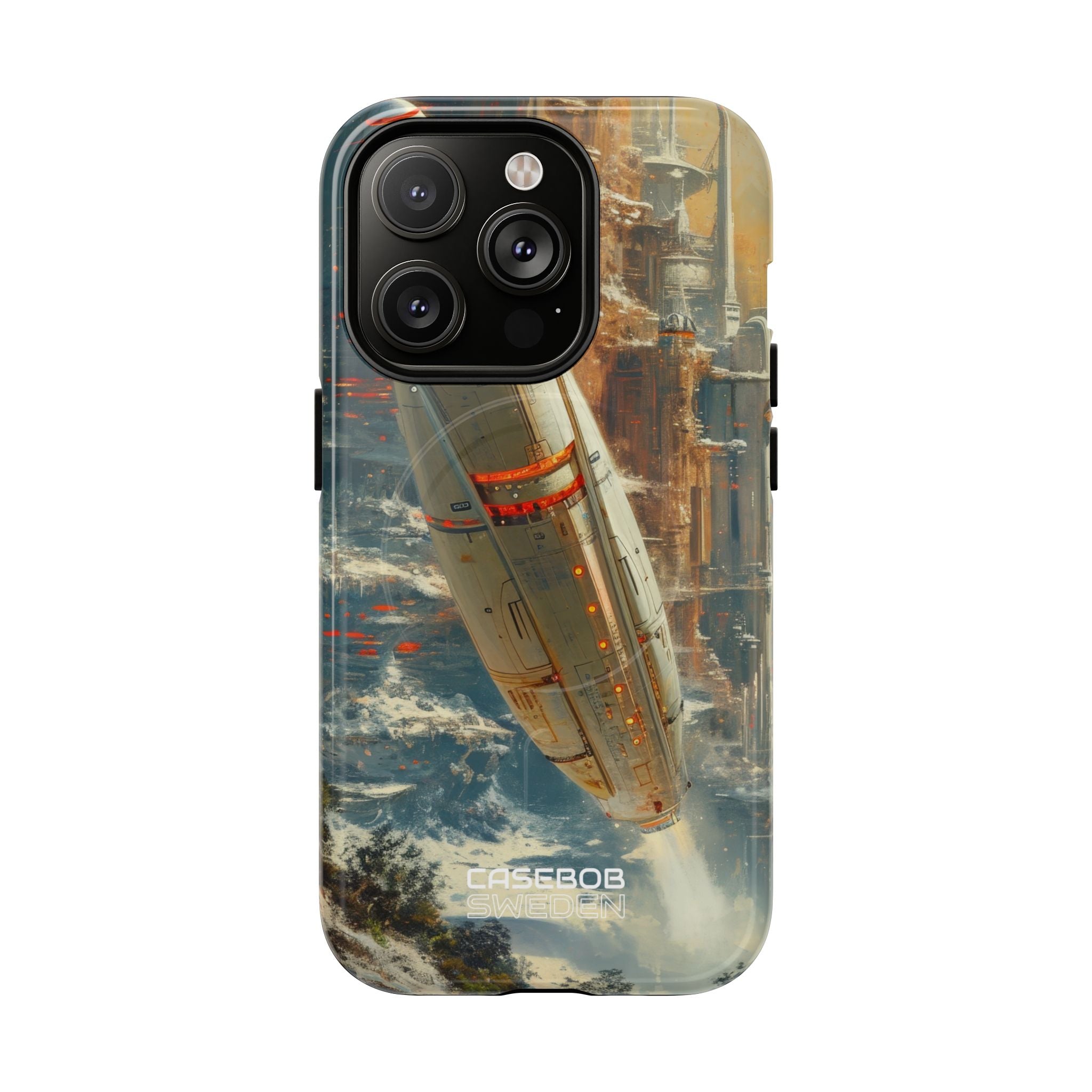 Futuristic Forest Voyage iPhone 14 - Tough+