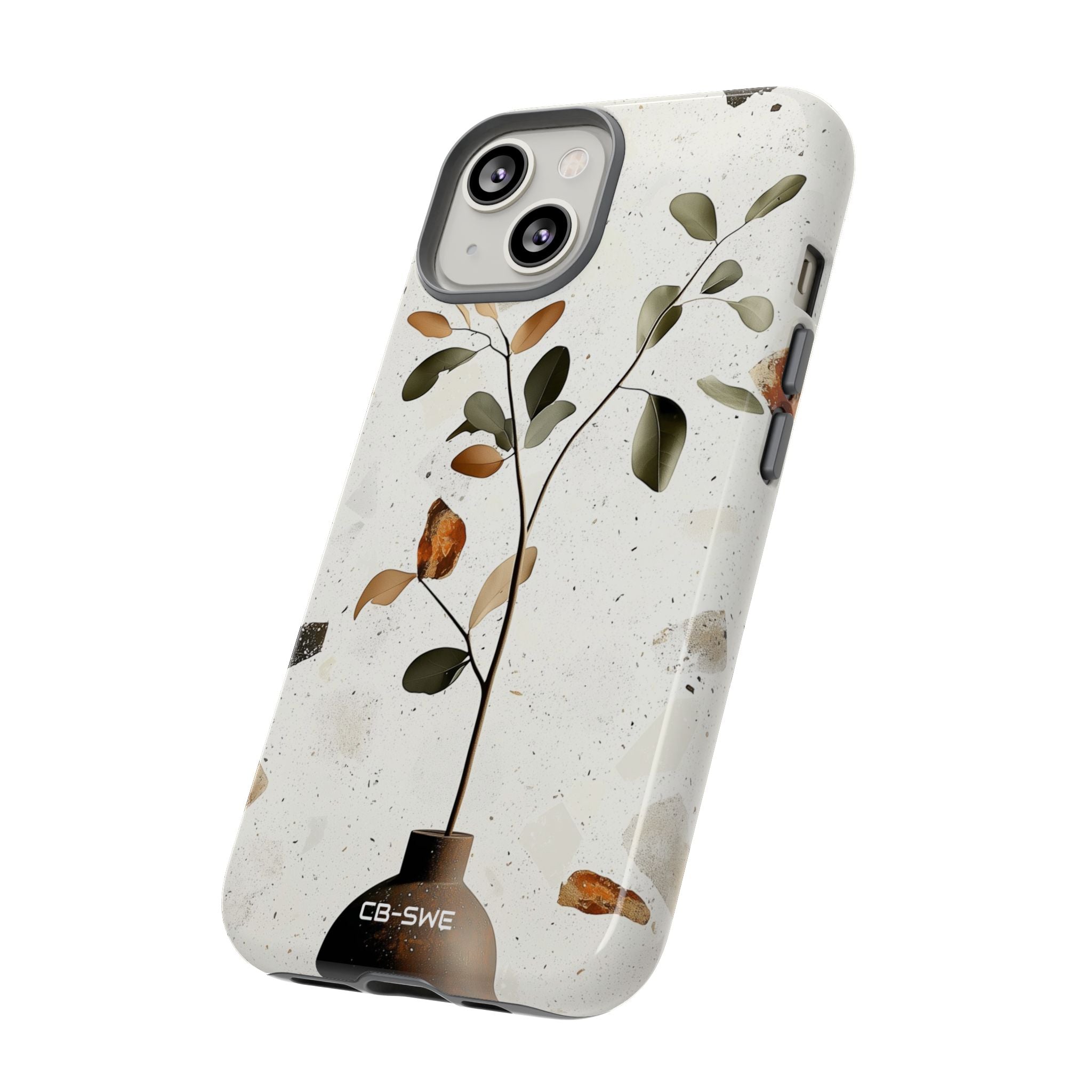 Vase Holds Leaves - iPhone Case