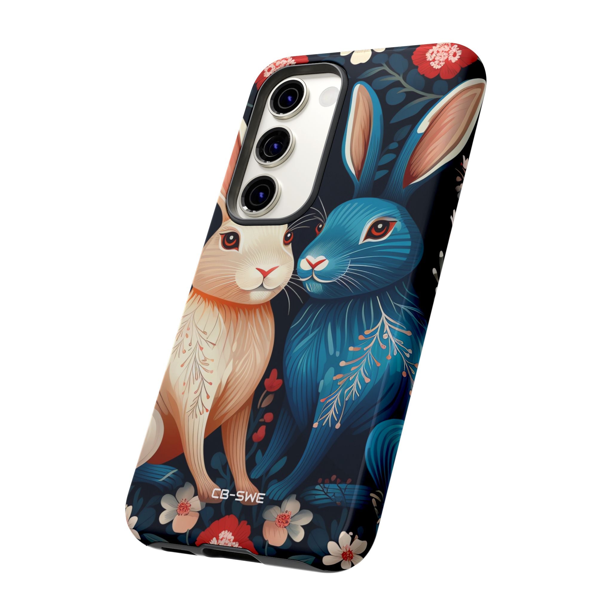 Rabbits Embrace Blossoms - Samsung Case
