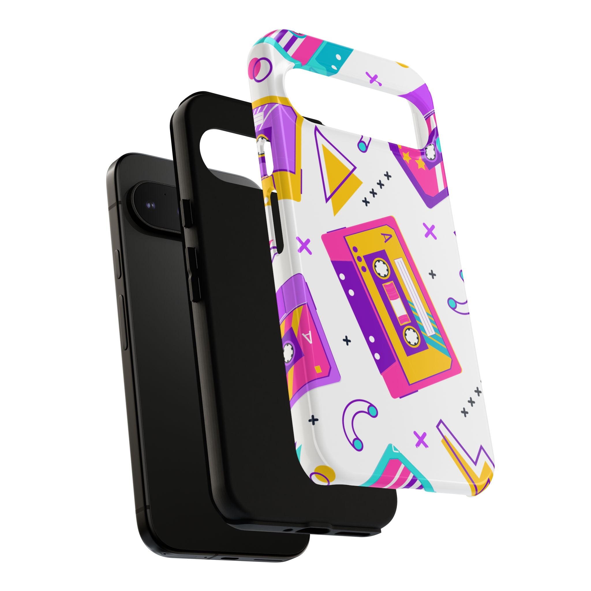 Retro Cassette Chaos - Google Pixel Case