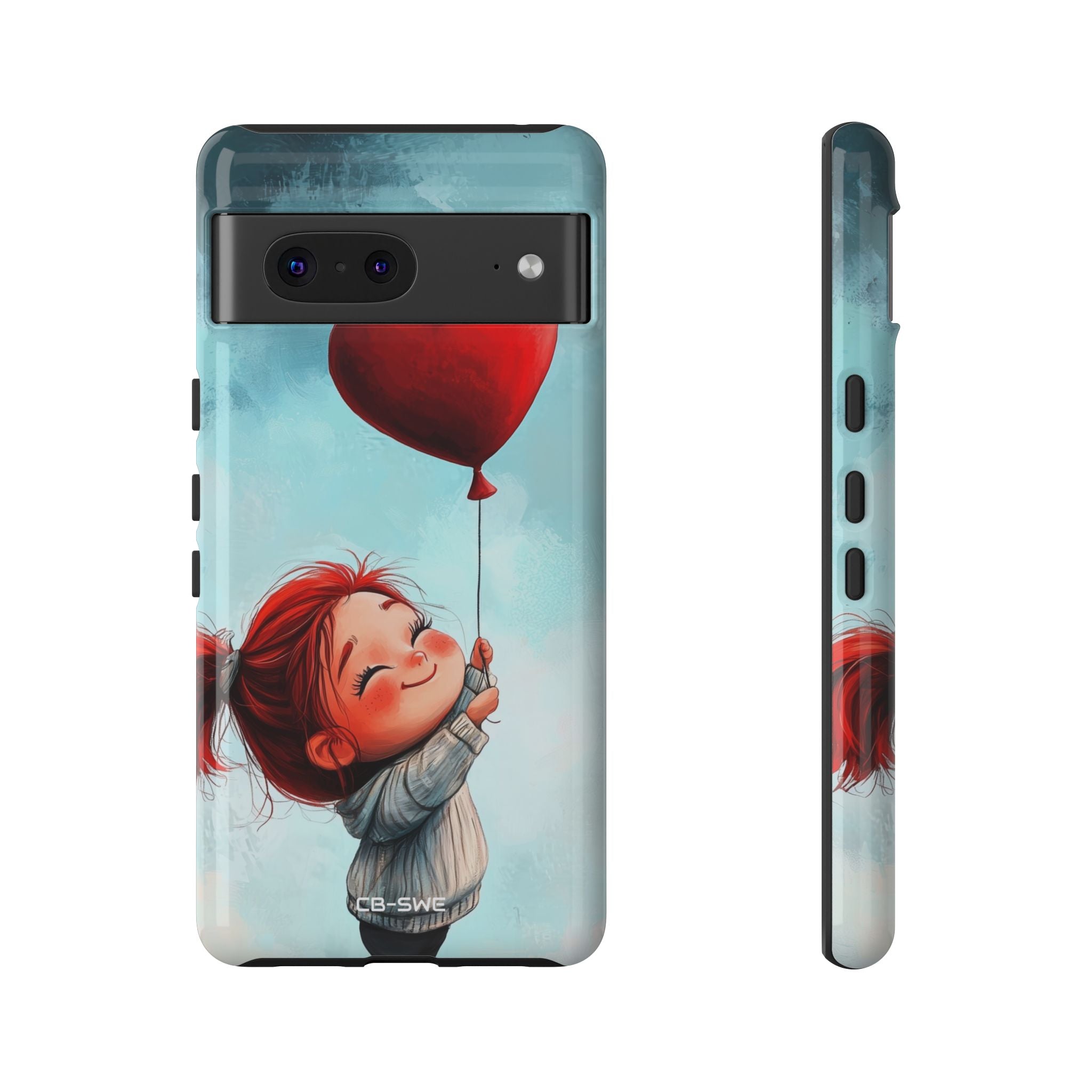 Joyful Girl Flies - Google Pixel Case
