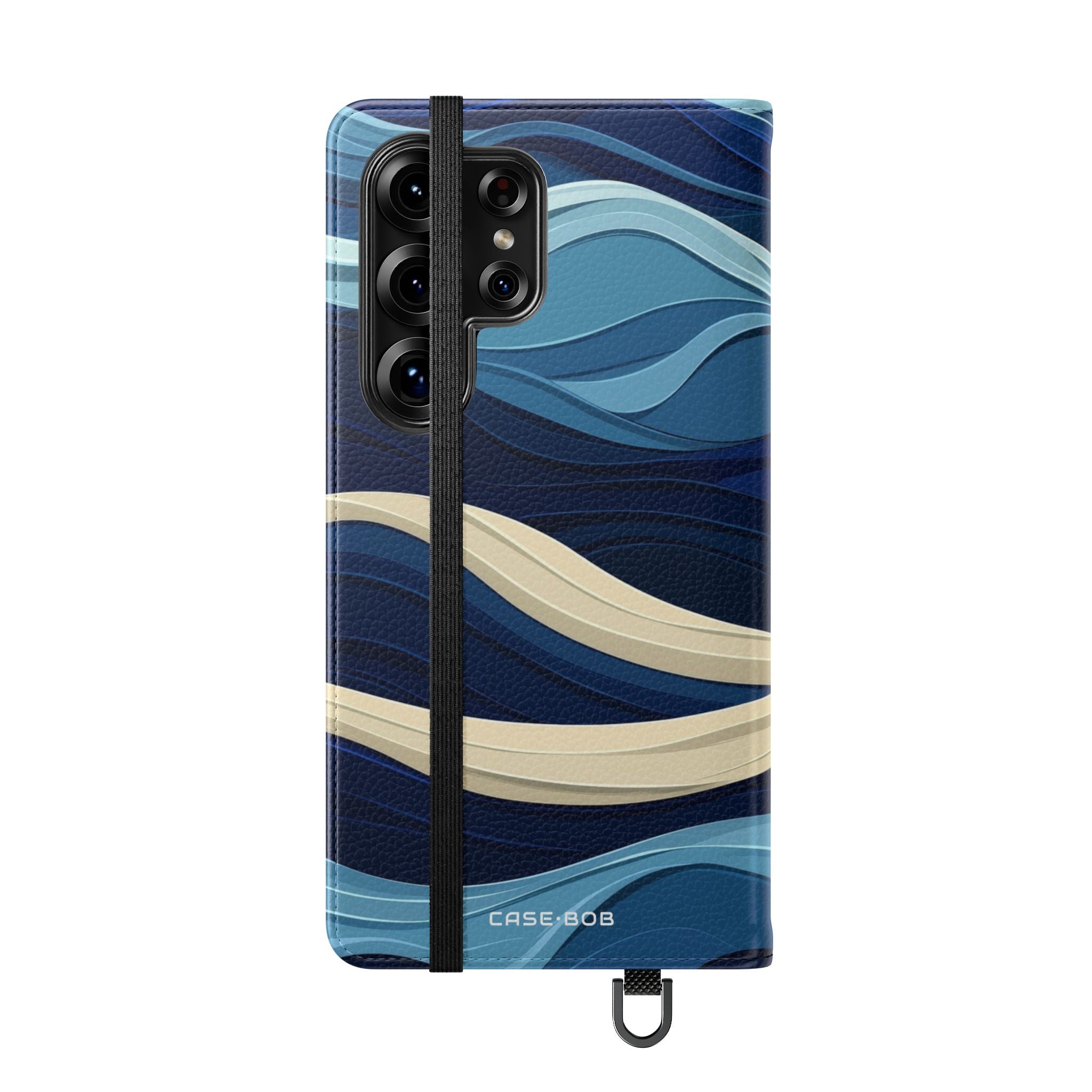 Blue Wave Flow - Samsung S25 Ultra Case - Lompakko