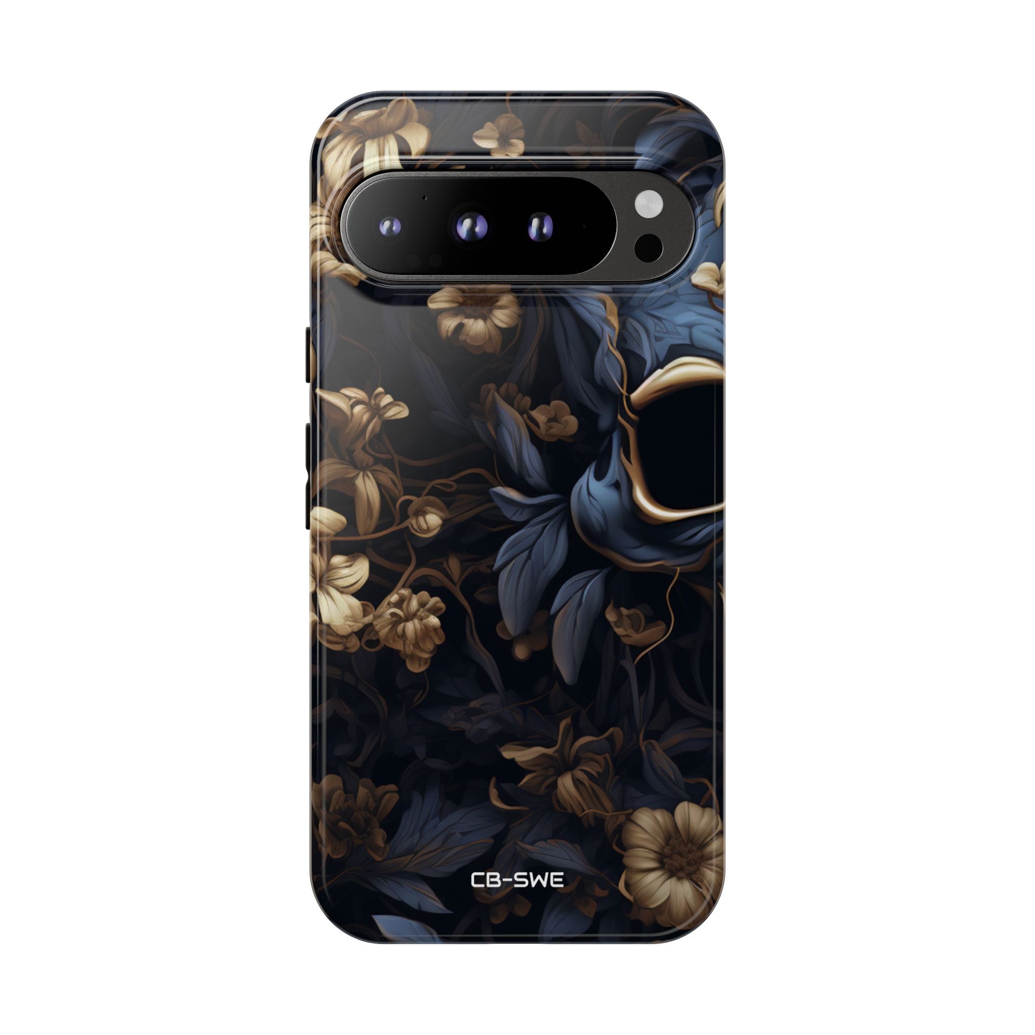 Gothic Floral Skull - Google Pixel Case