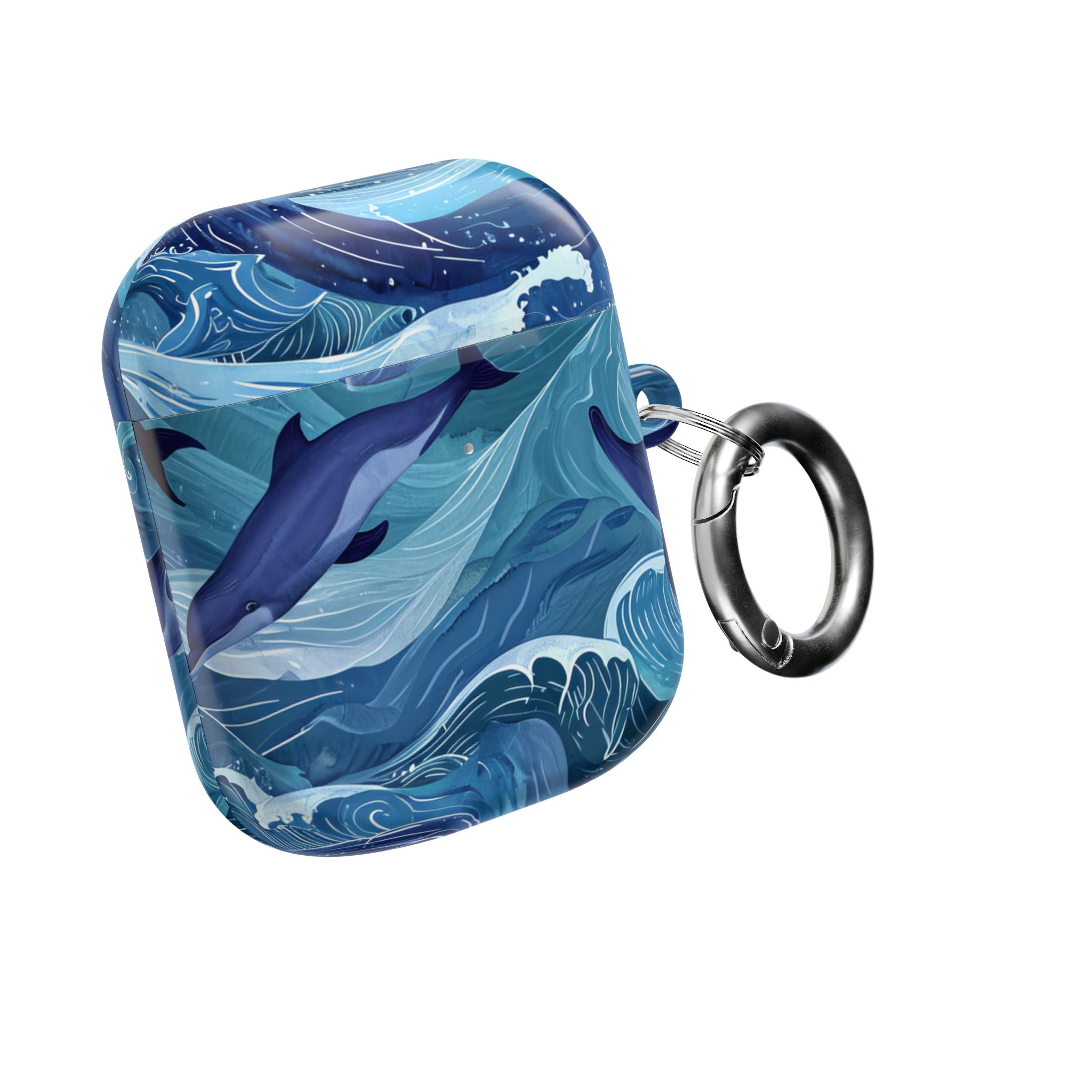 Dolphin Wave Dance - AirPods Case