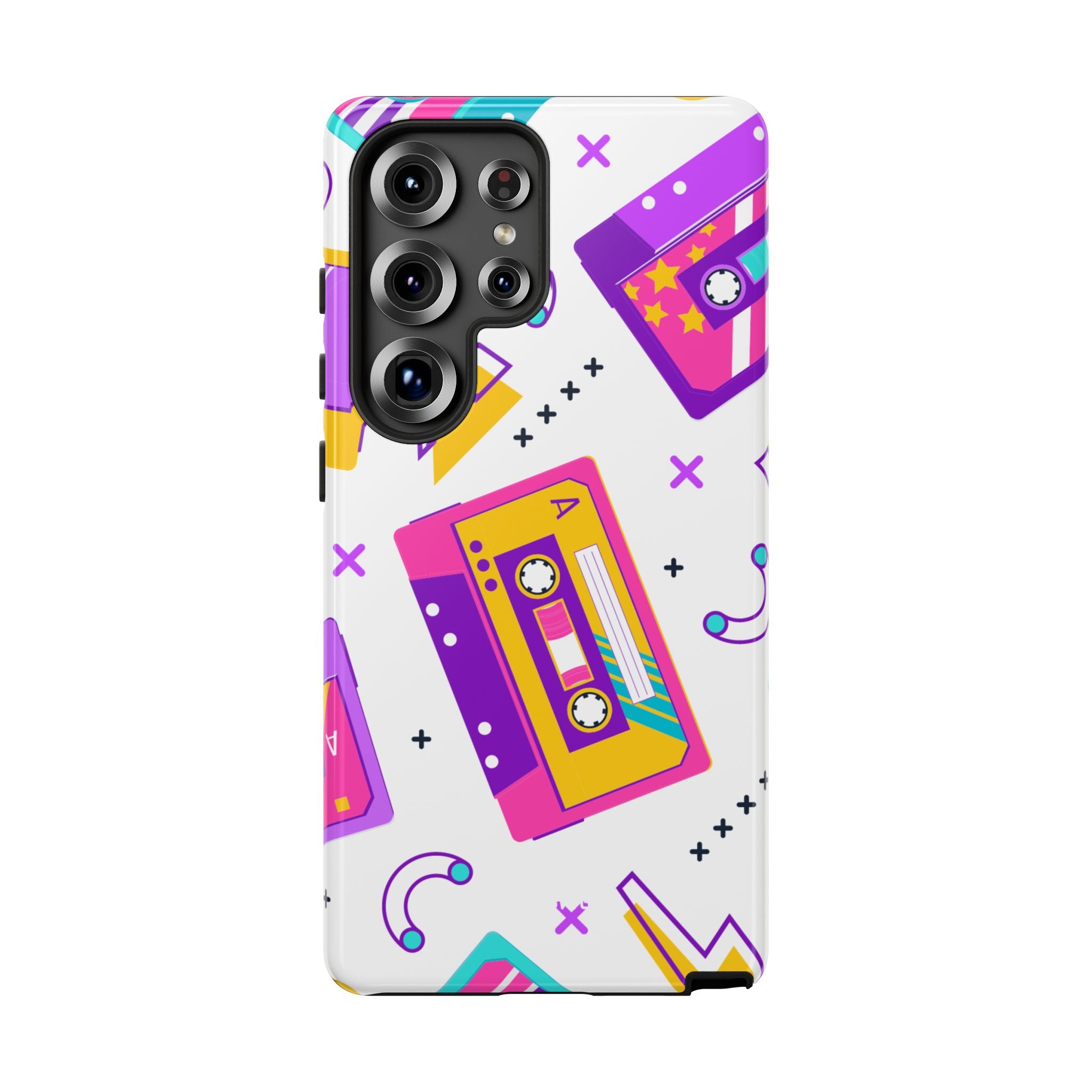 Retro Cassette Chaos - Samsung Case