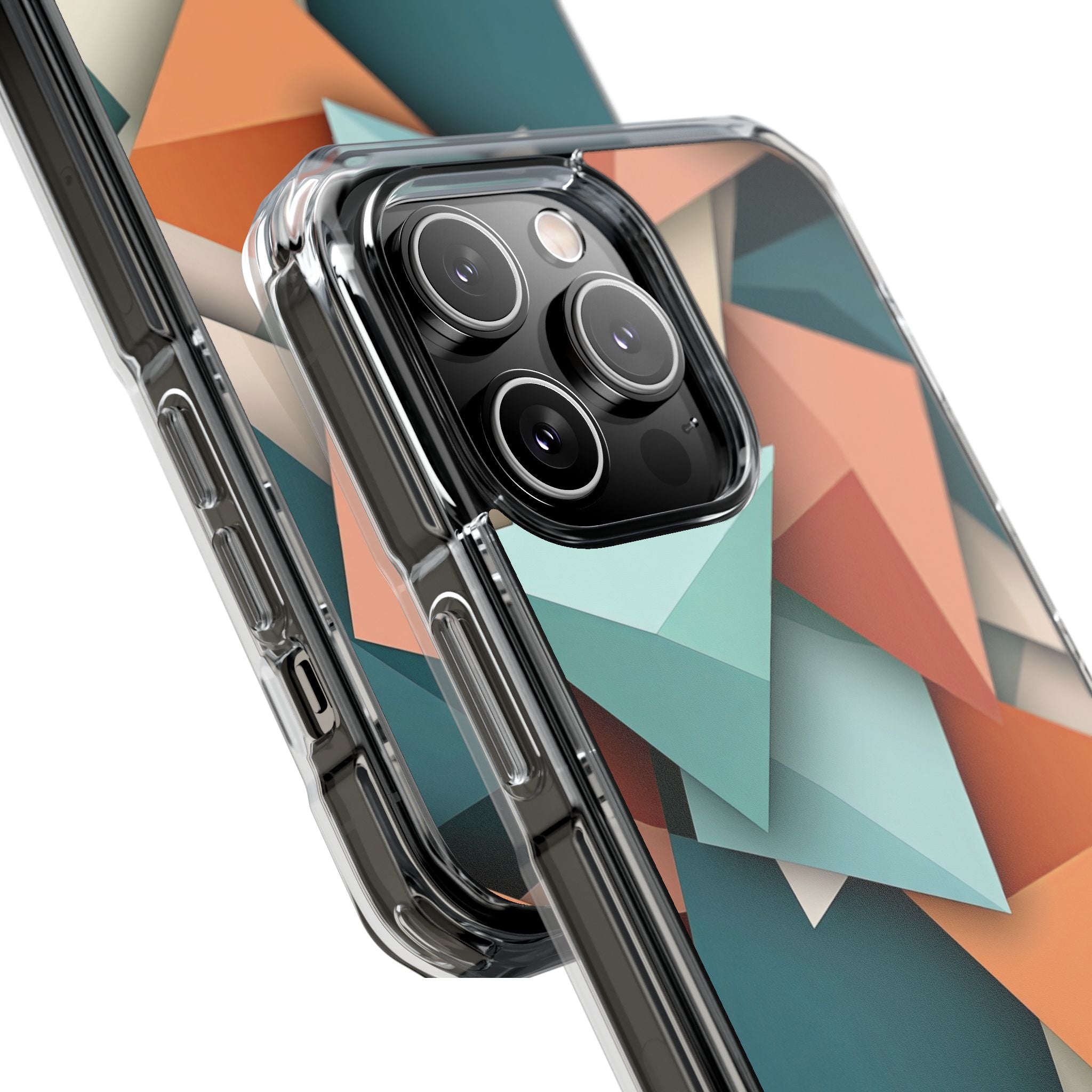 Geometric Color Harmony iPhone Case - Impact