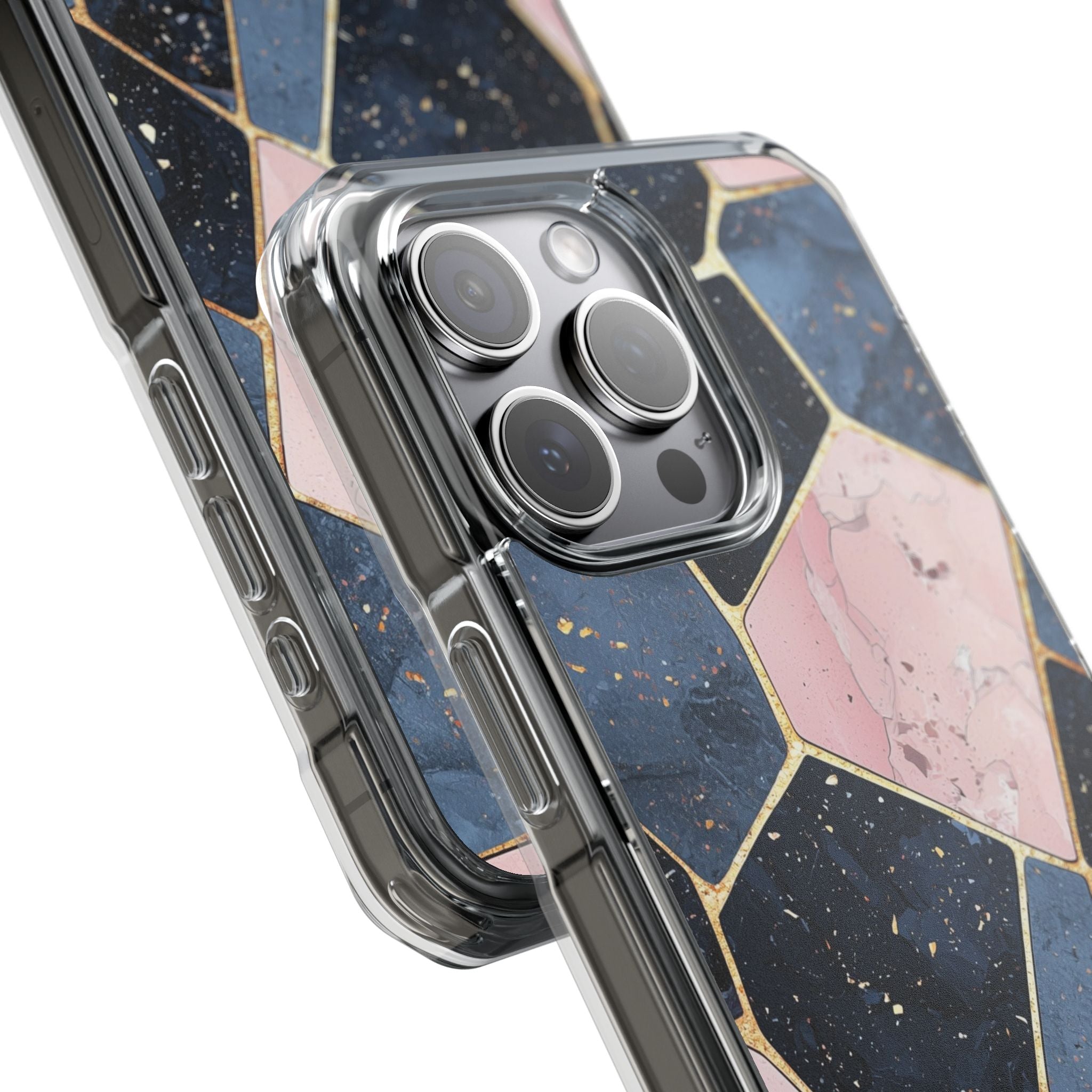 Golden Mosaic iPhone 15 Pro Max Case - Impact