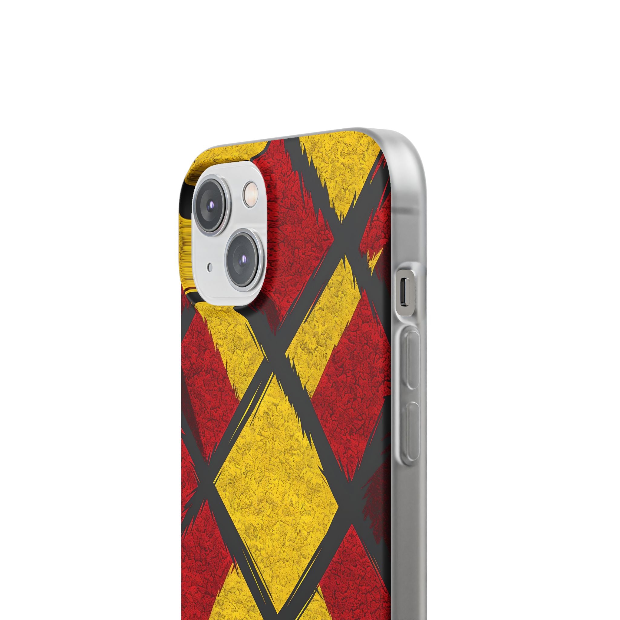 Vibrant Geometric Diamonds iPhone 14 - Soft Case