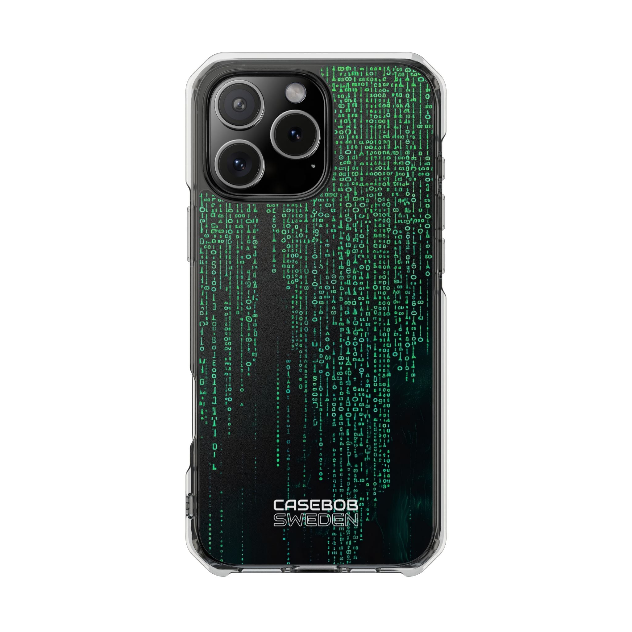 Neon Data Stream iPhone 16 - Impact Clear+