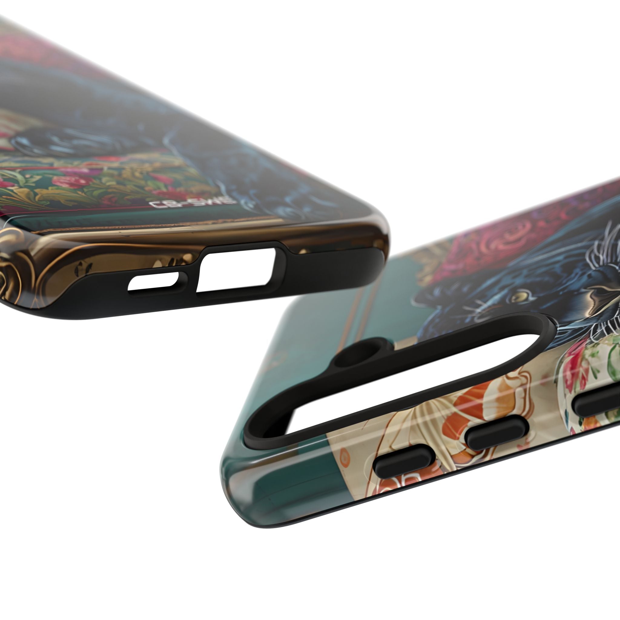 Panther on Vintage Chaise - Samsung Case