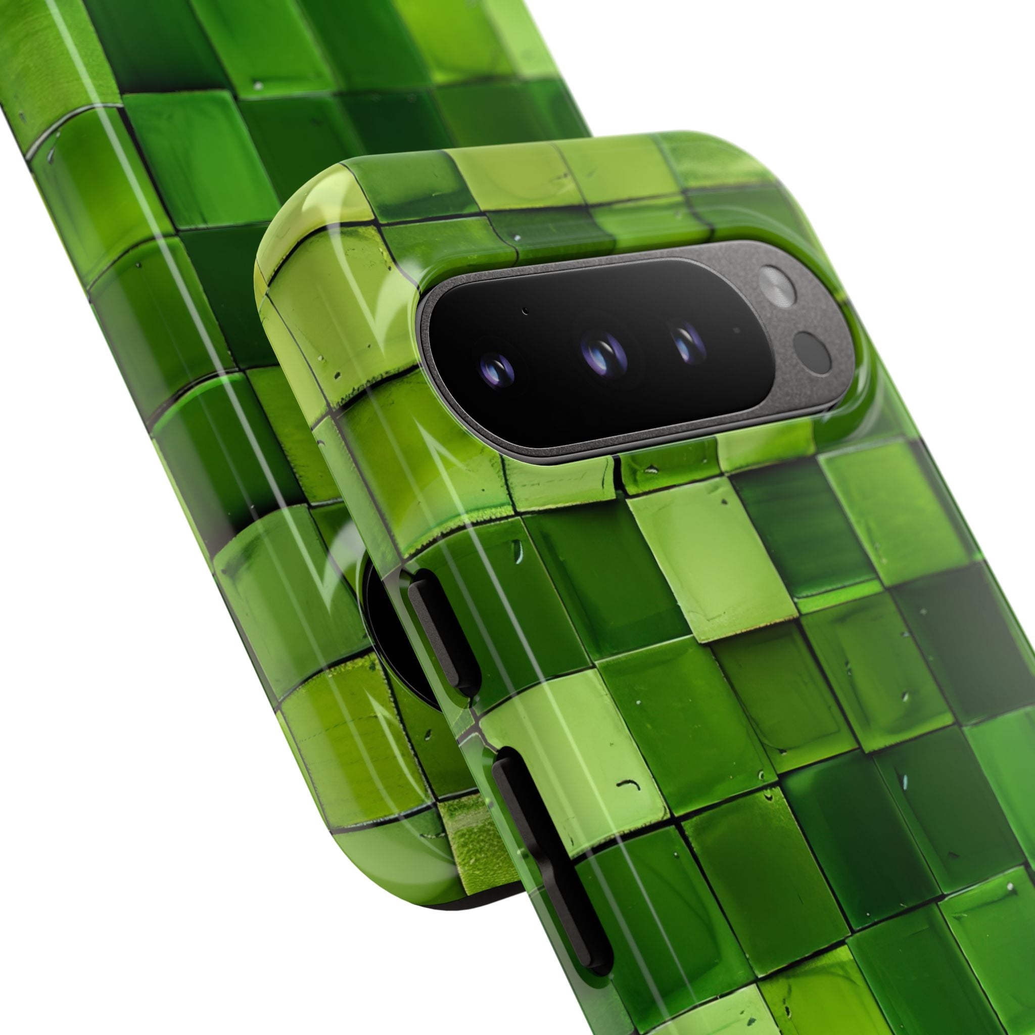 Green Tile Harmony Google Pixel 9 - Tough