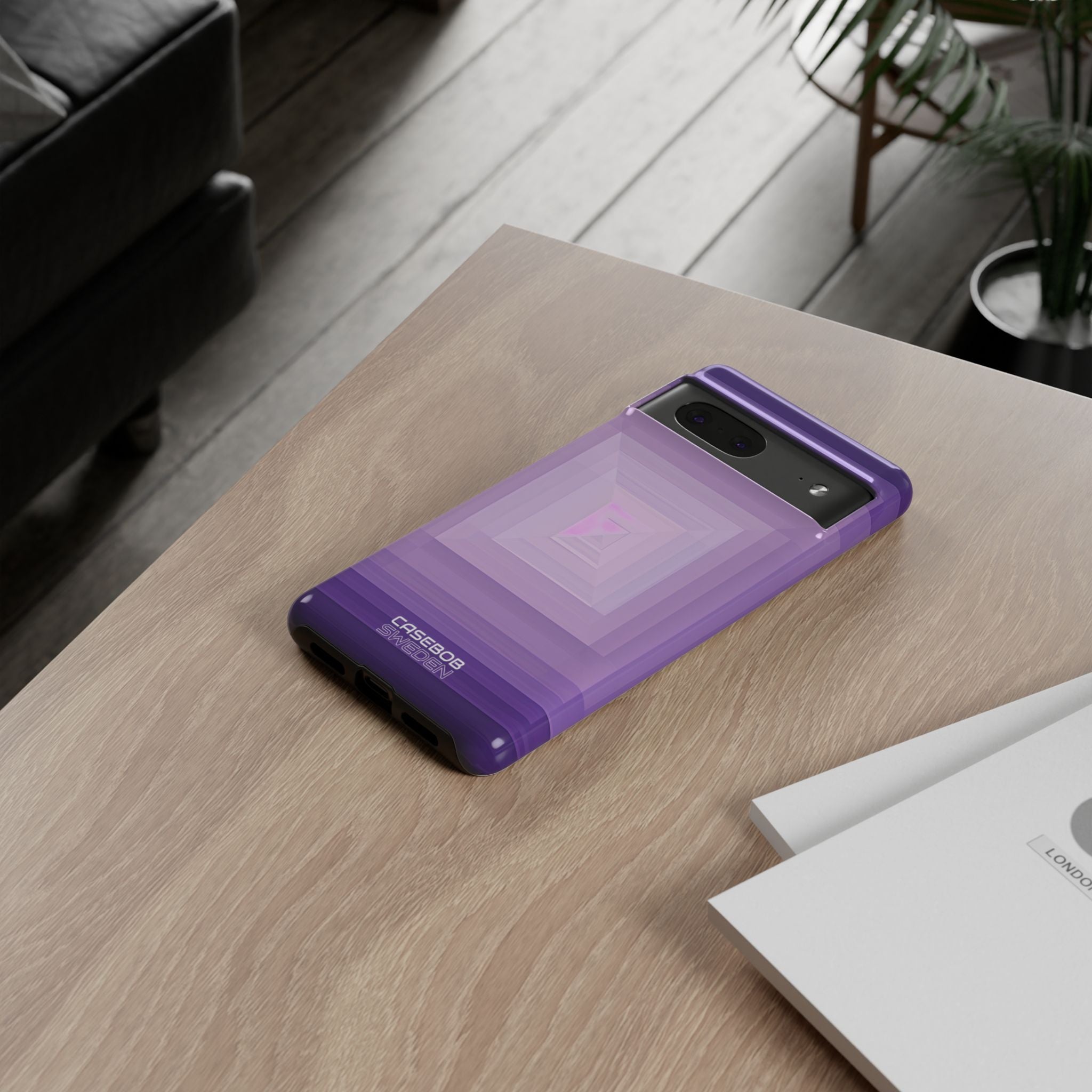 Vortice Geometrico Viola Google Pixel 7 - Tough