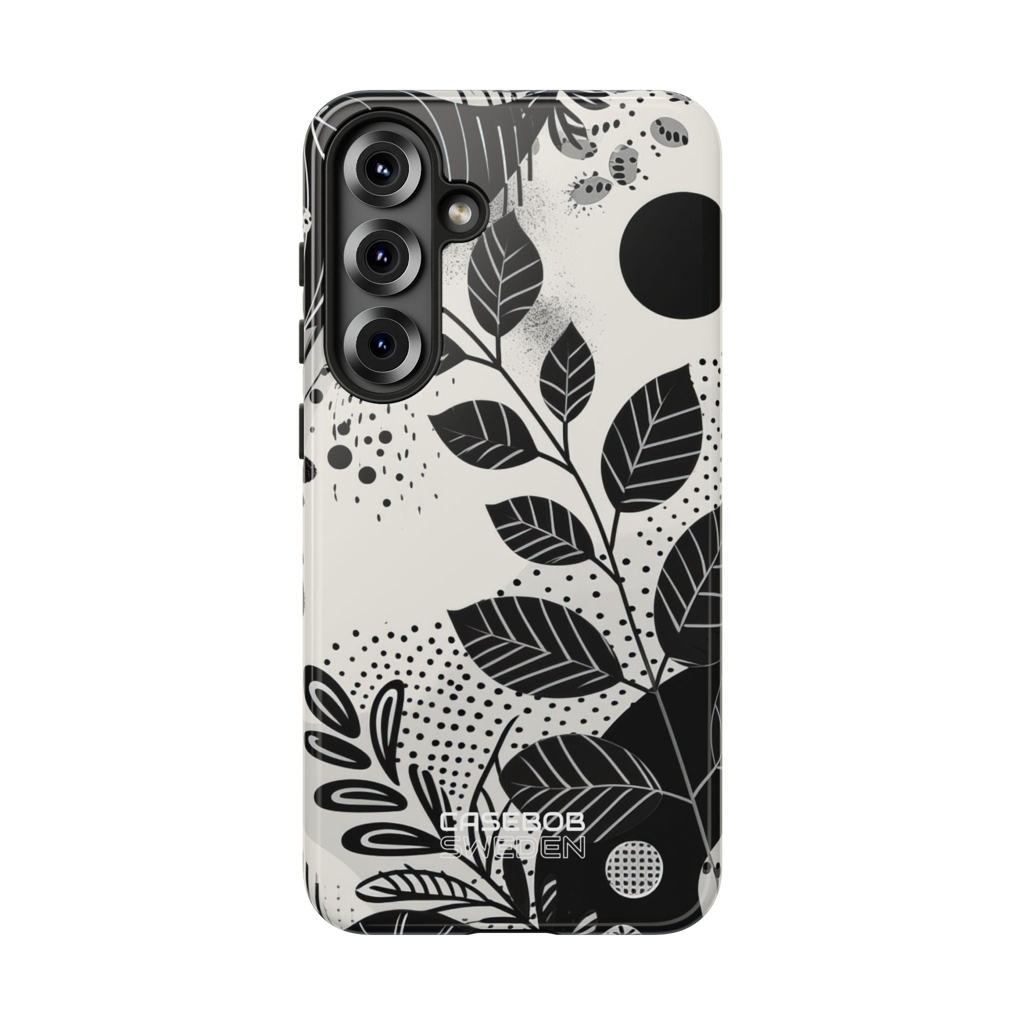 Ritmo di Foglie Monocromo Samsung S25 - Tough