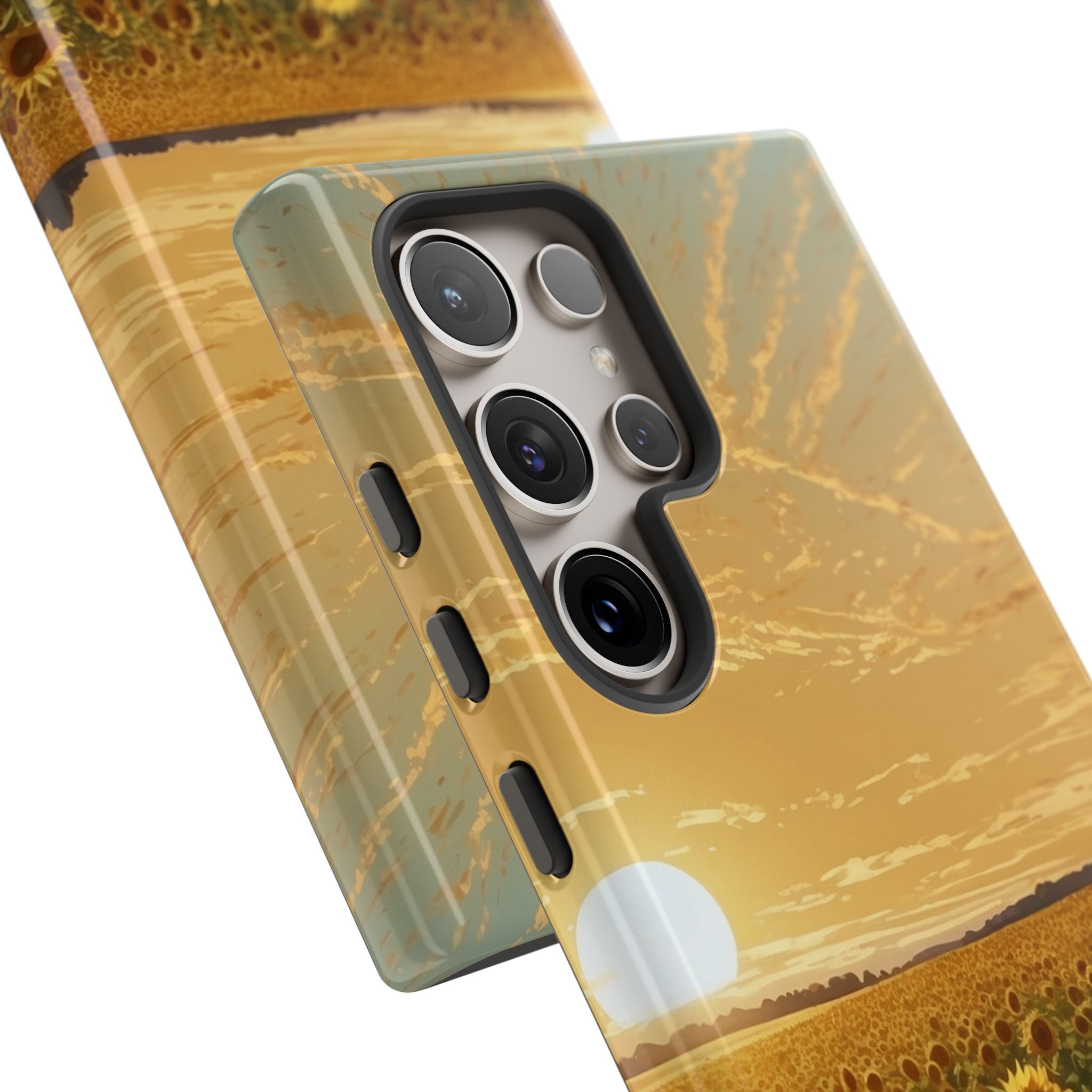 Sunflowers Embrace Sunset - Samsung Case