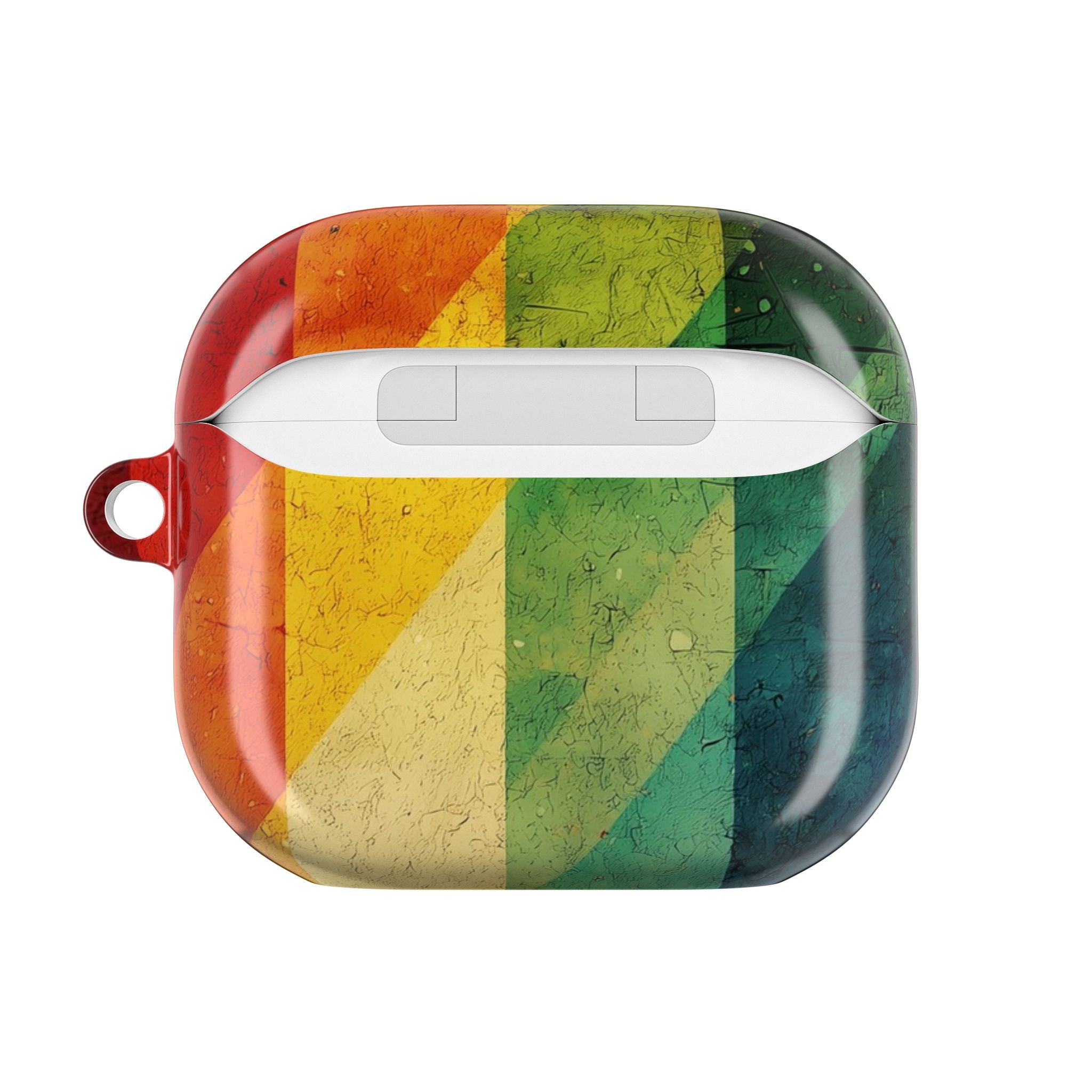 Crimson Stripes - AirPods Case