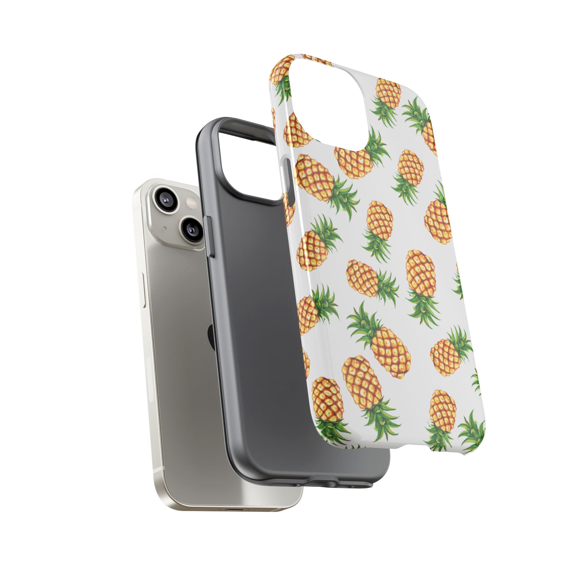 Pineapples Dance Joyfully - iPhone Case