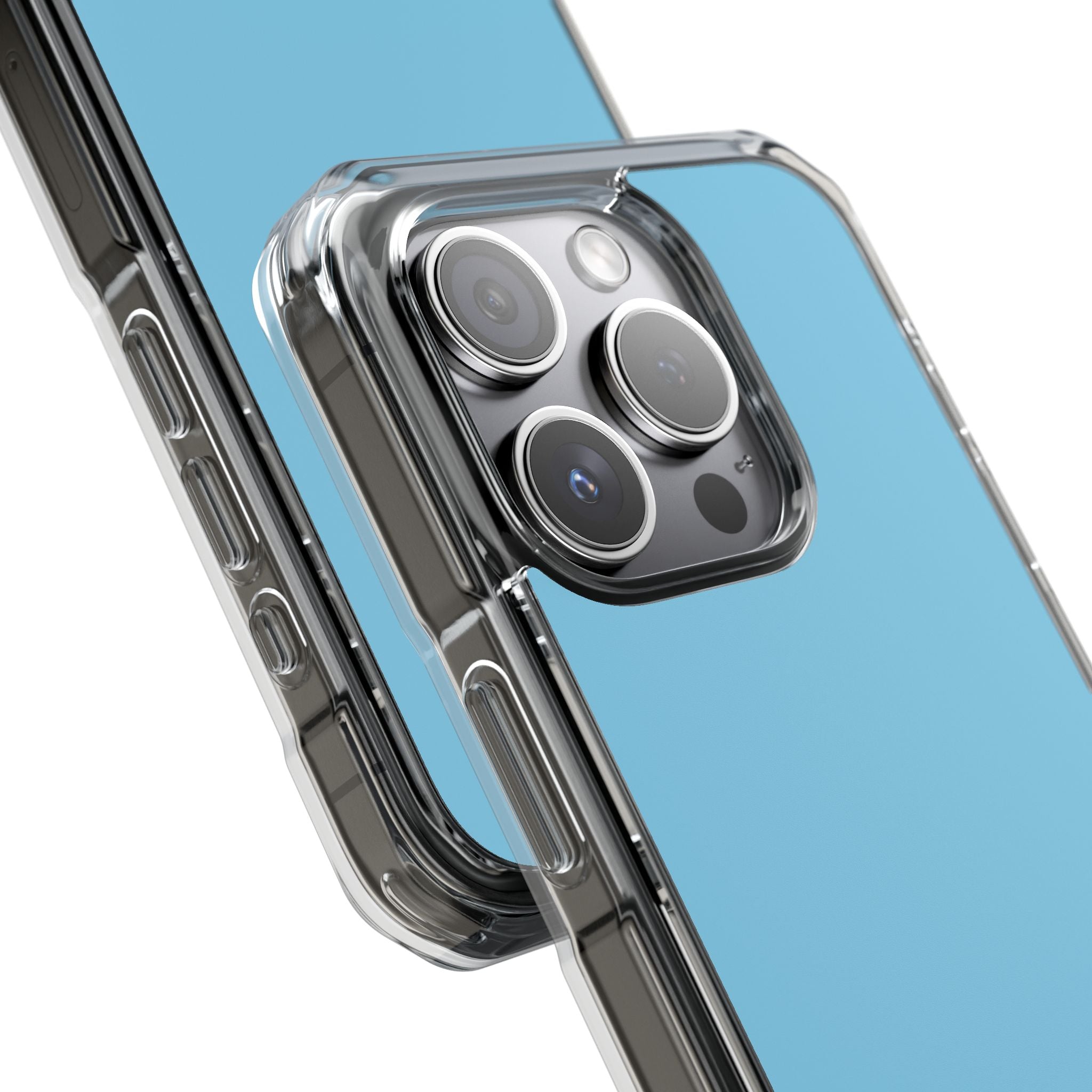 Sky Blue iPhone 15 - Impact Clear+