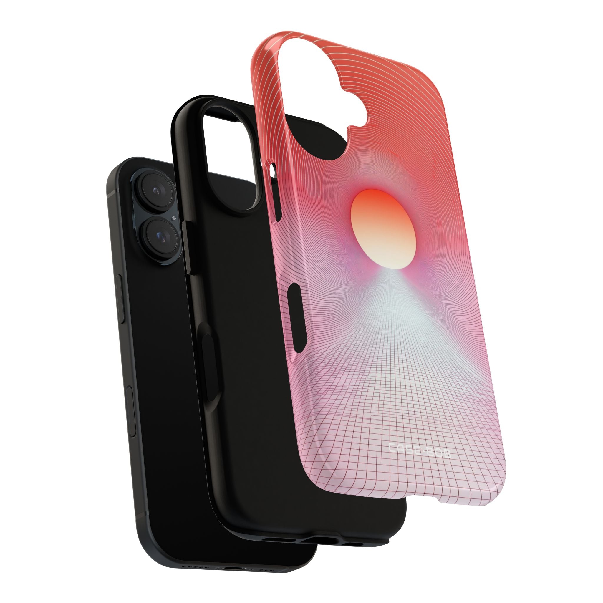 Orange Portal iPhone 16 Pro Case - Tough