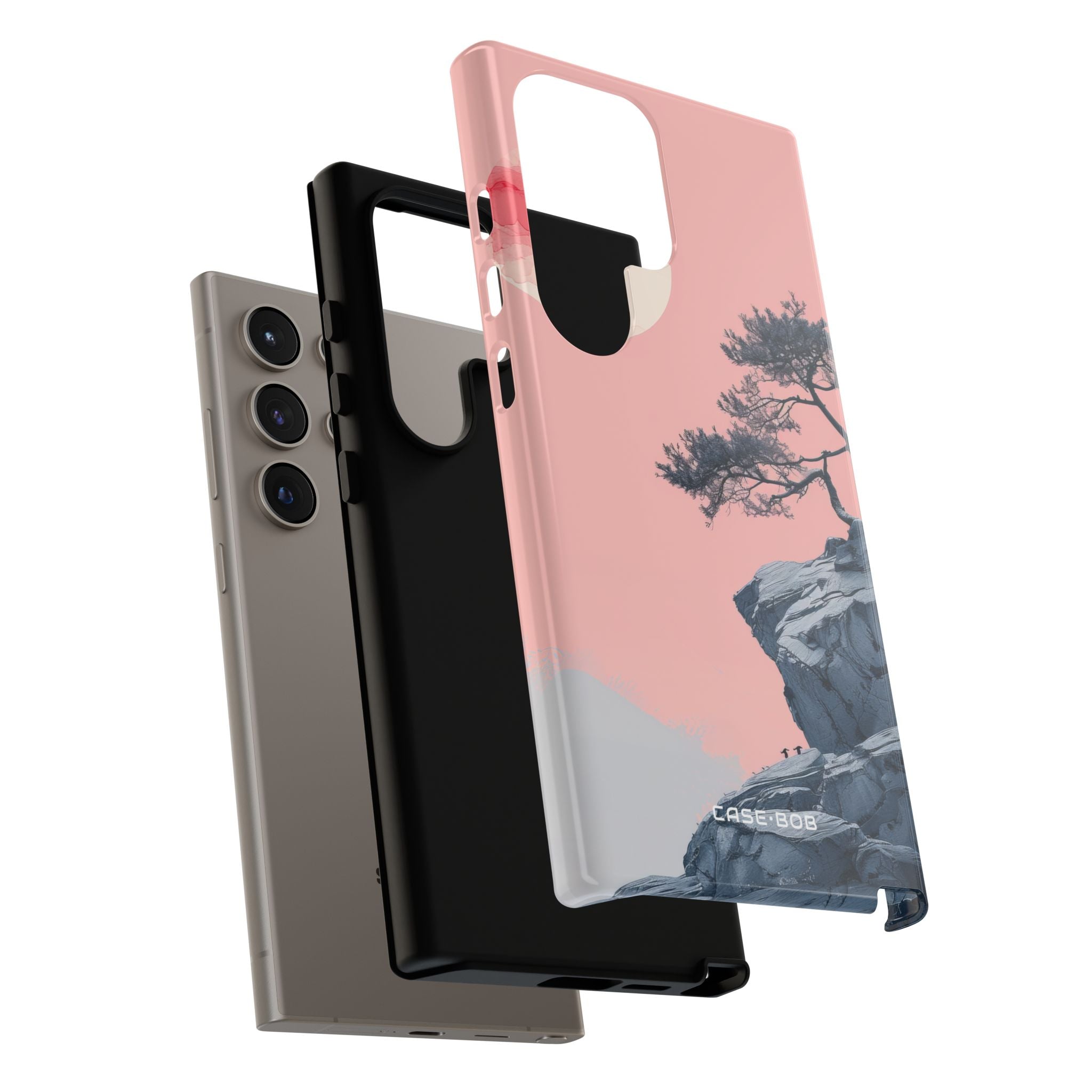 Crimson Moon Tree Samsung S24 Ultra Case - Tough