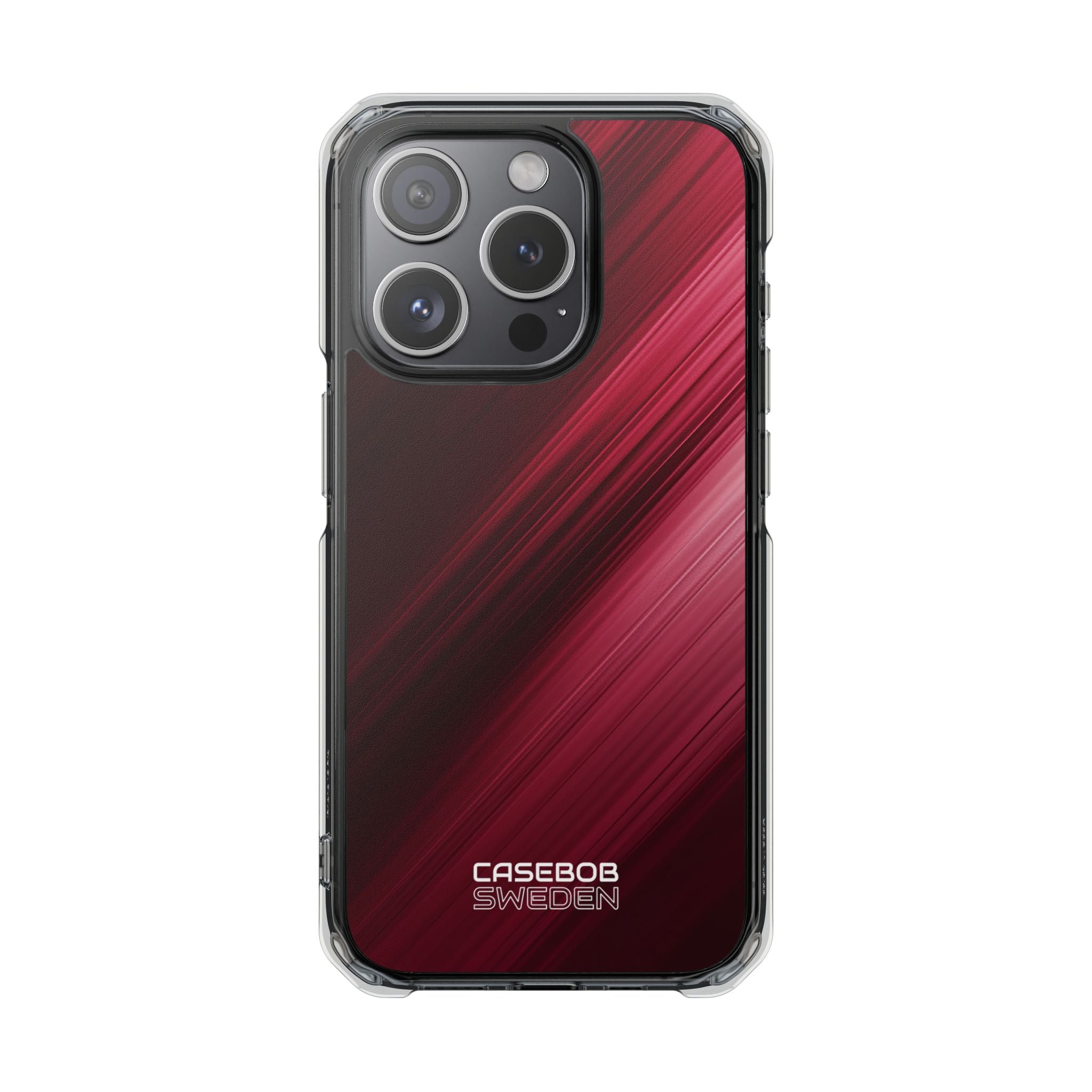 Crimson Drift Motion iPhone 15 - Impact Clear+