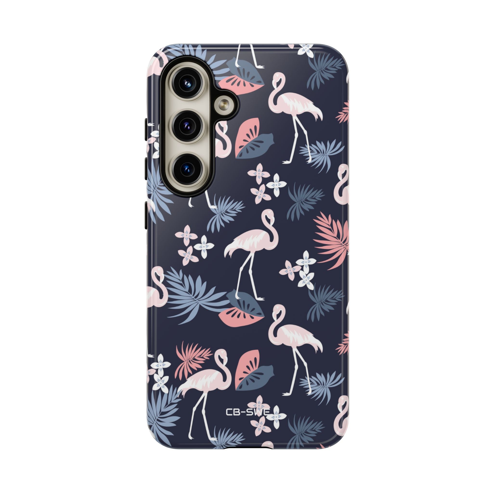 Flamingos Dance Playfully - Samsung Case