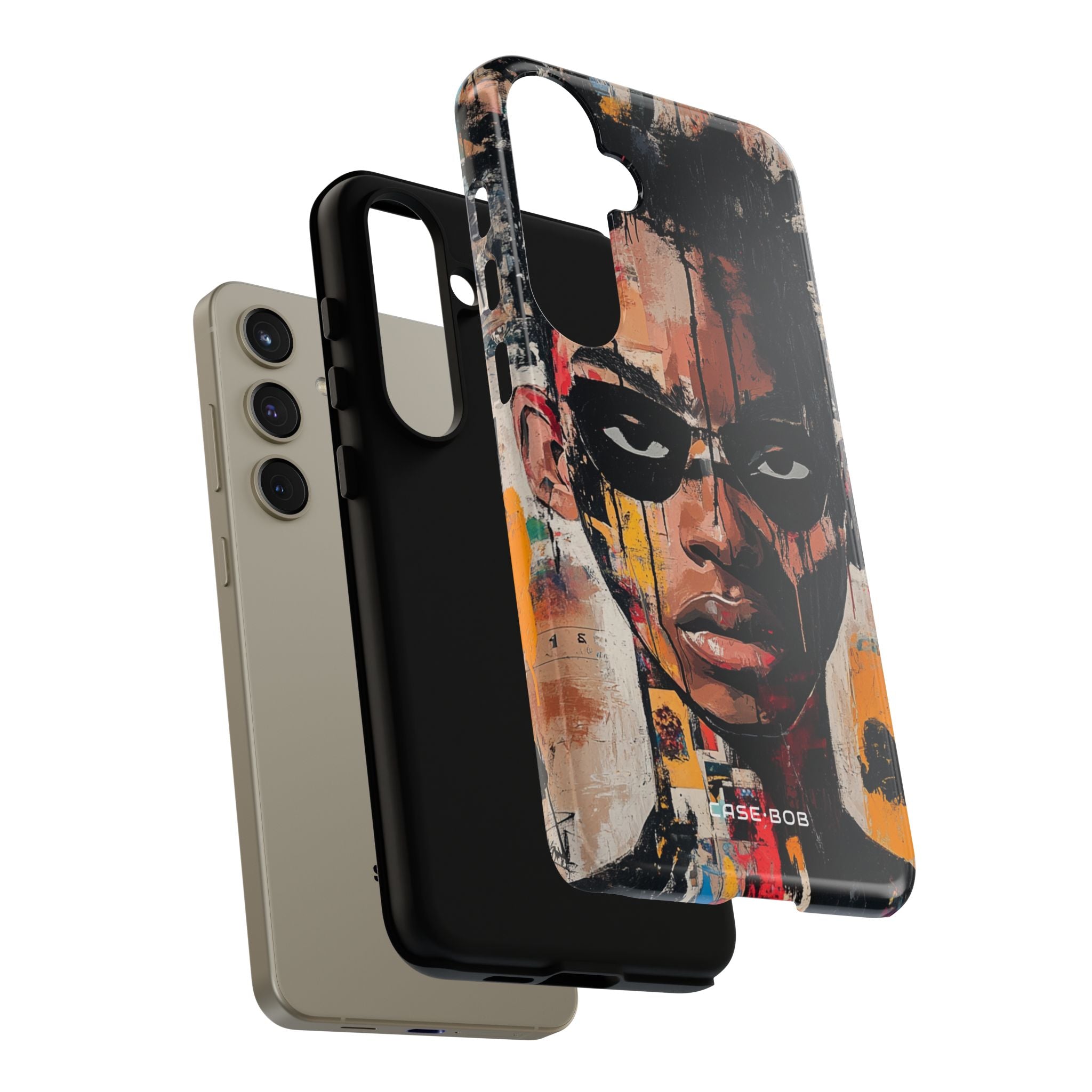 Masked Portrait Drips Samsung S24 Plus Case - Tough