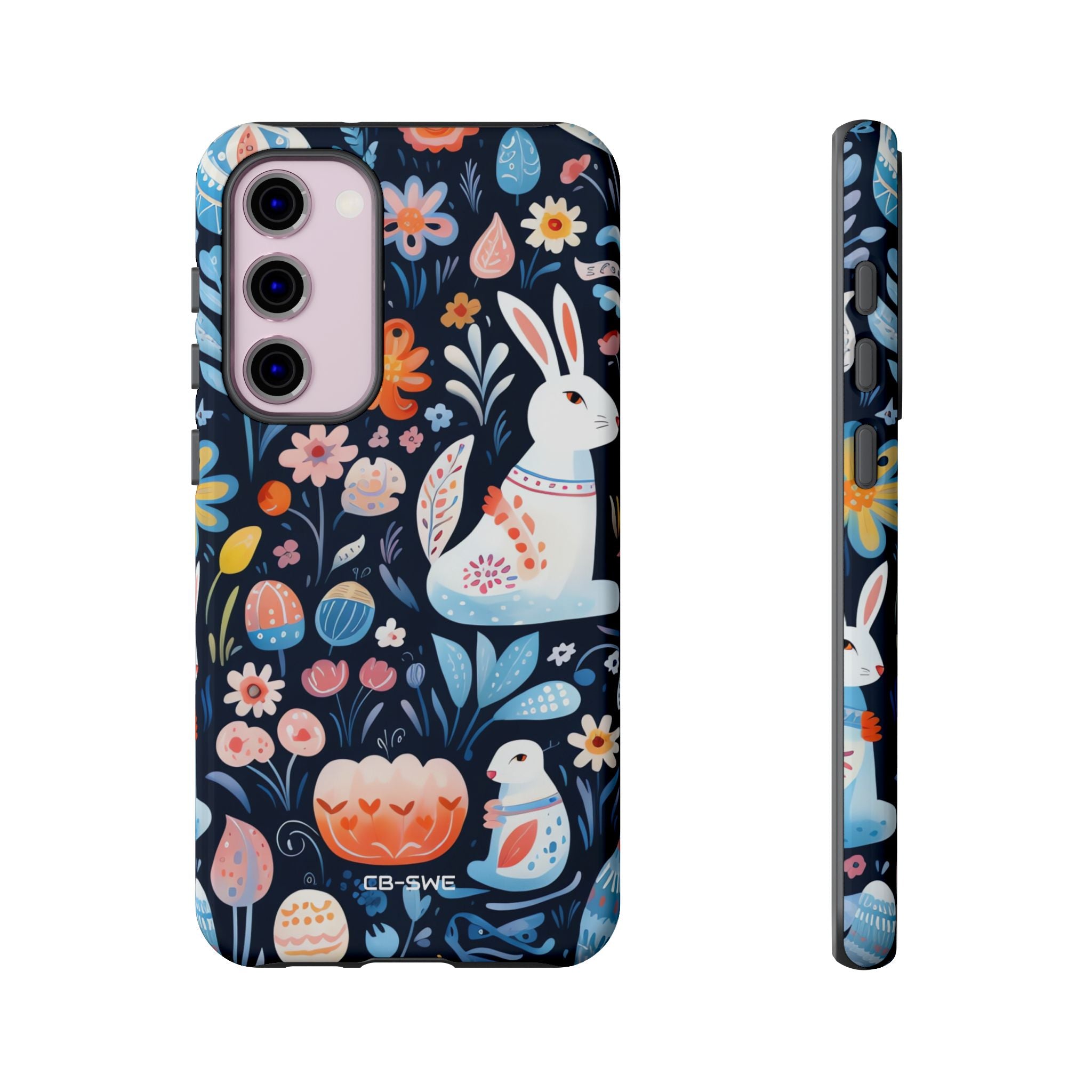 Bunnies Play Among Flowers - Samsung Case