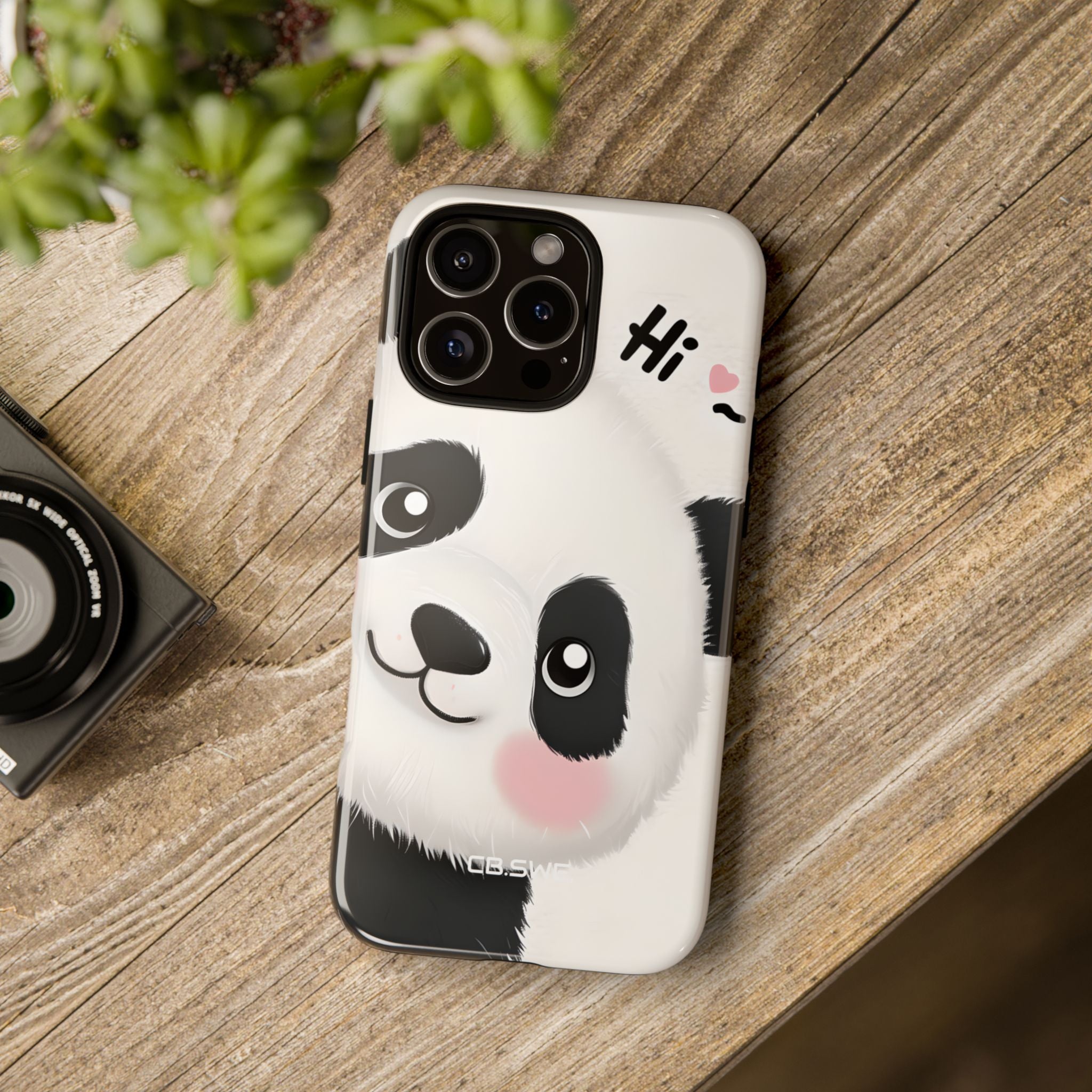 Entzückendes Panda-verspieltes Hi-Text-Telefon iPhone 16 - Robust