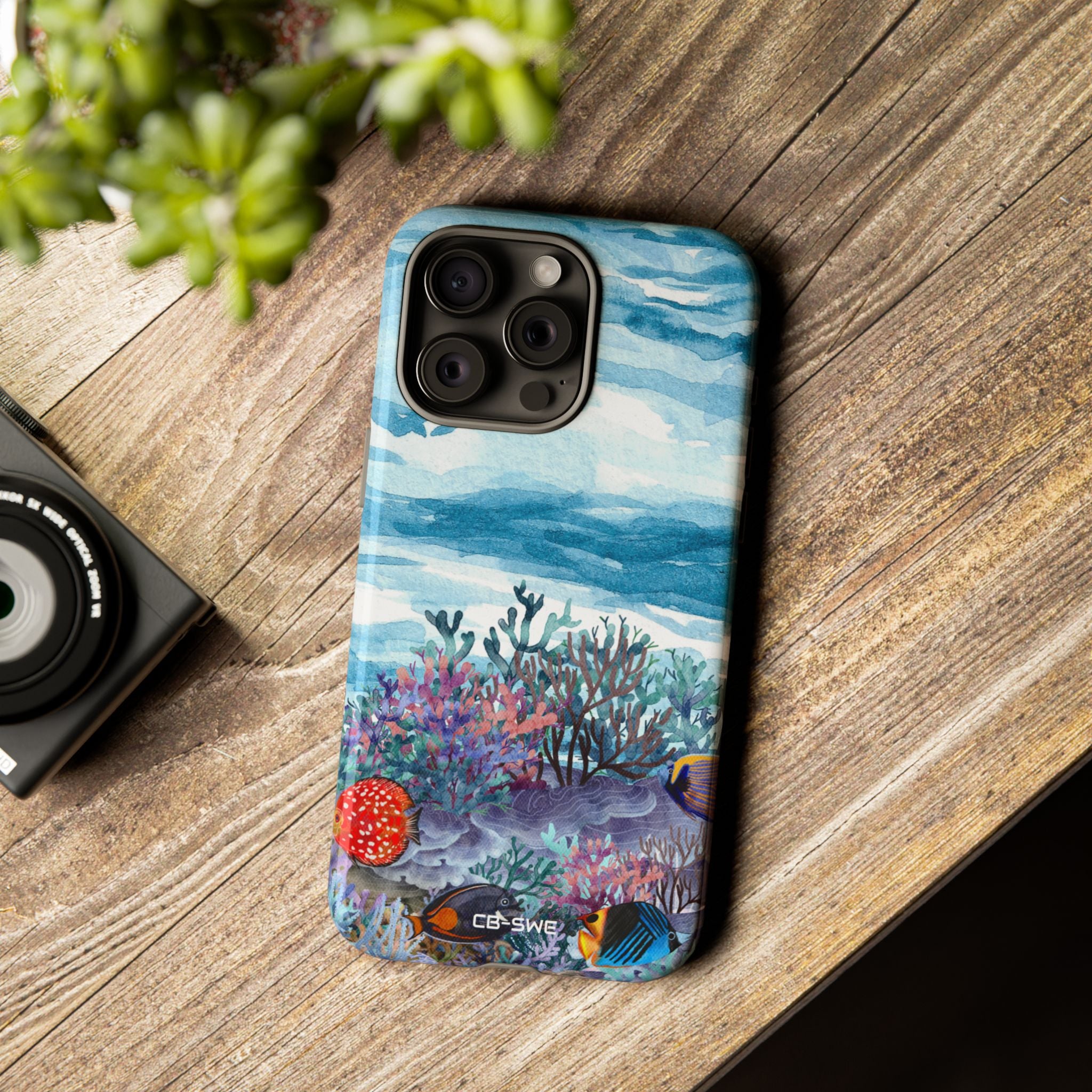 Aquatic Life Watercolors - iPhone Case