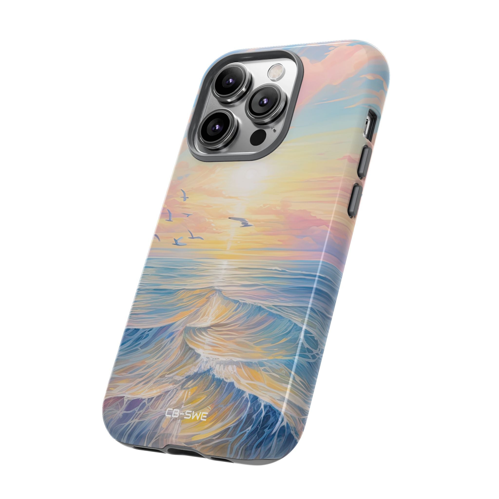 Gentle Waves Embrace - iPhone Case