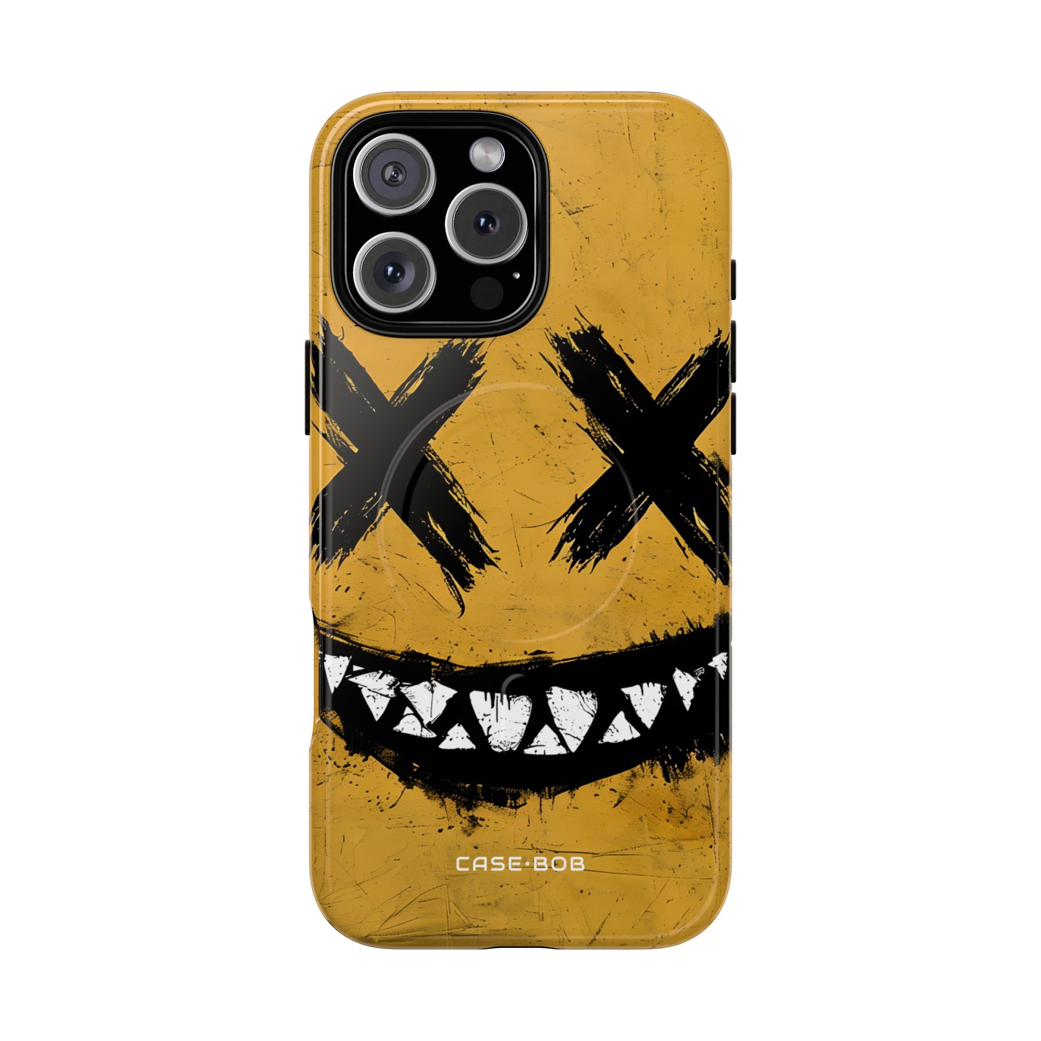 Jagged Smile Yellow iPhone 16 Pro Max Case - Tough+